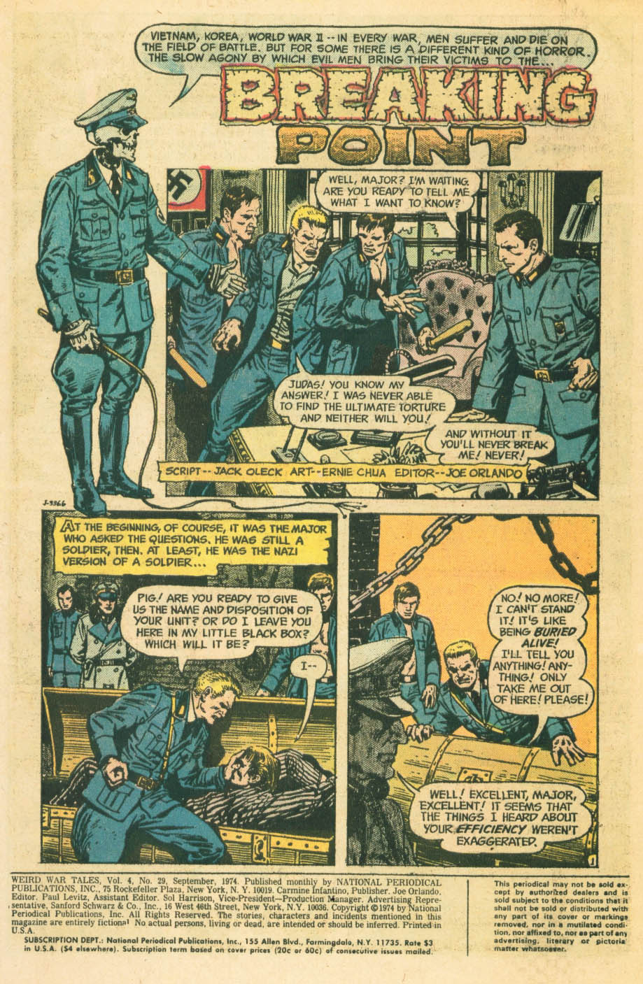 Read online Weird War Tales (1971) comic -  Issue #29 - 3