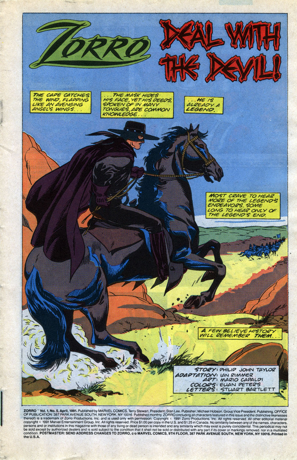 Read online Zorro (1990) comic -  Issue #5 - 3