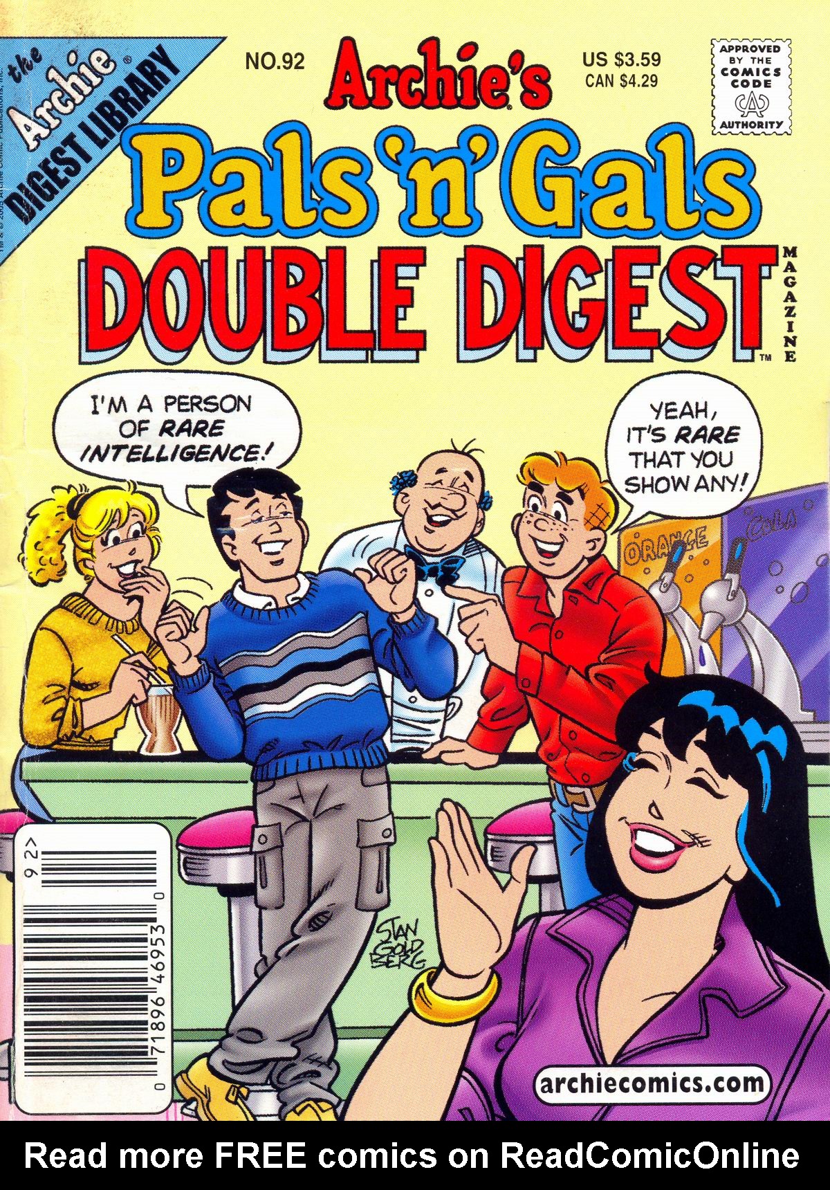 Archie's Pals 'n' Gals Double Digest Magazine issue 92 - Page 1