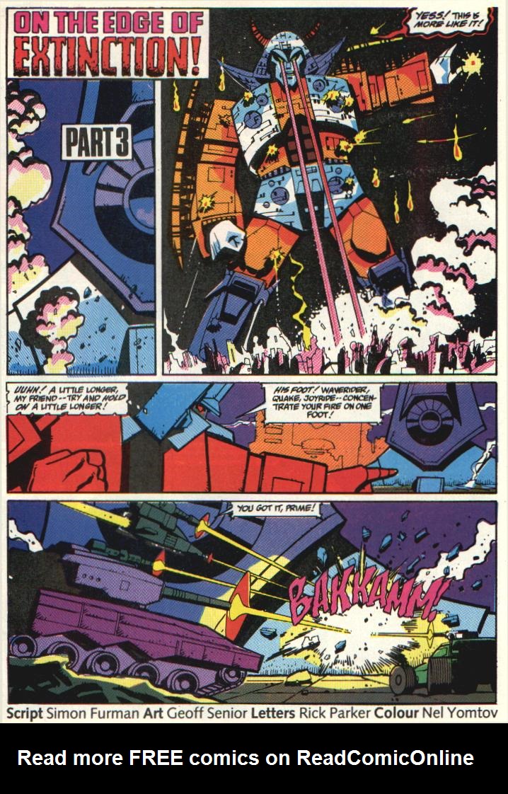 Read online The Transformers (UK) comic -  Issue #321 - 2