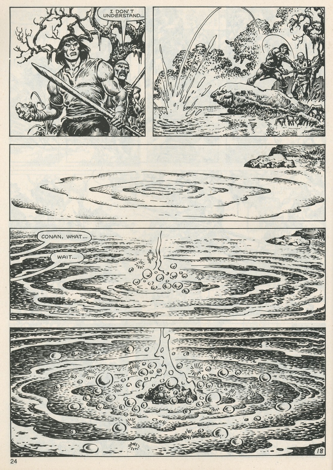 Read online The Savage Sword Of Conan comic -  Issue #113 - 24
