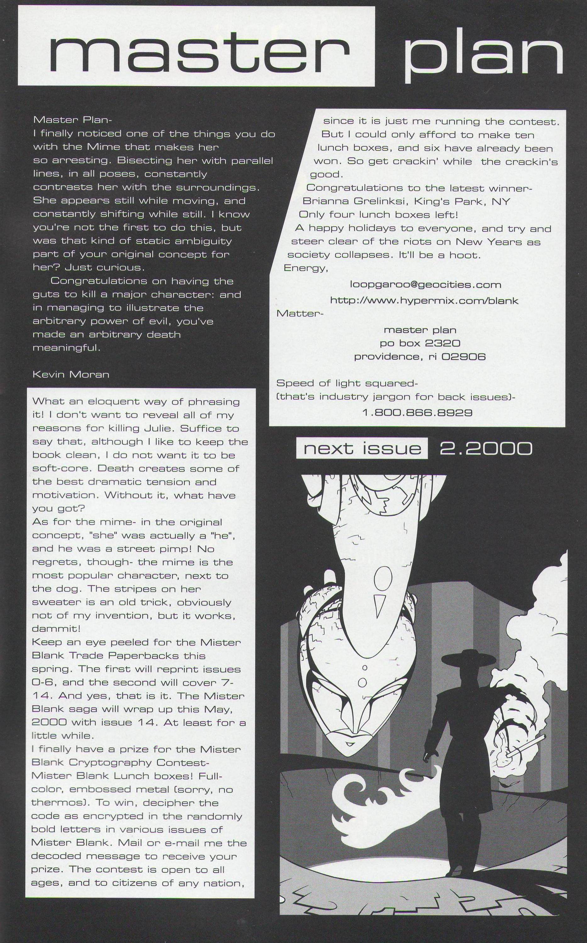 Read online Mister Blank comic -  Issue #12 - 20