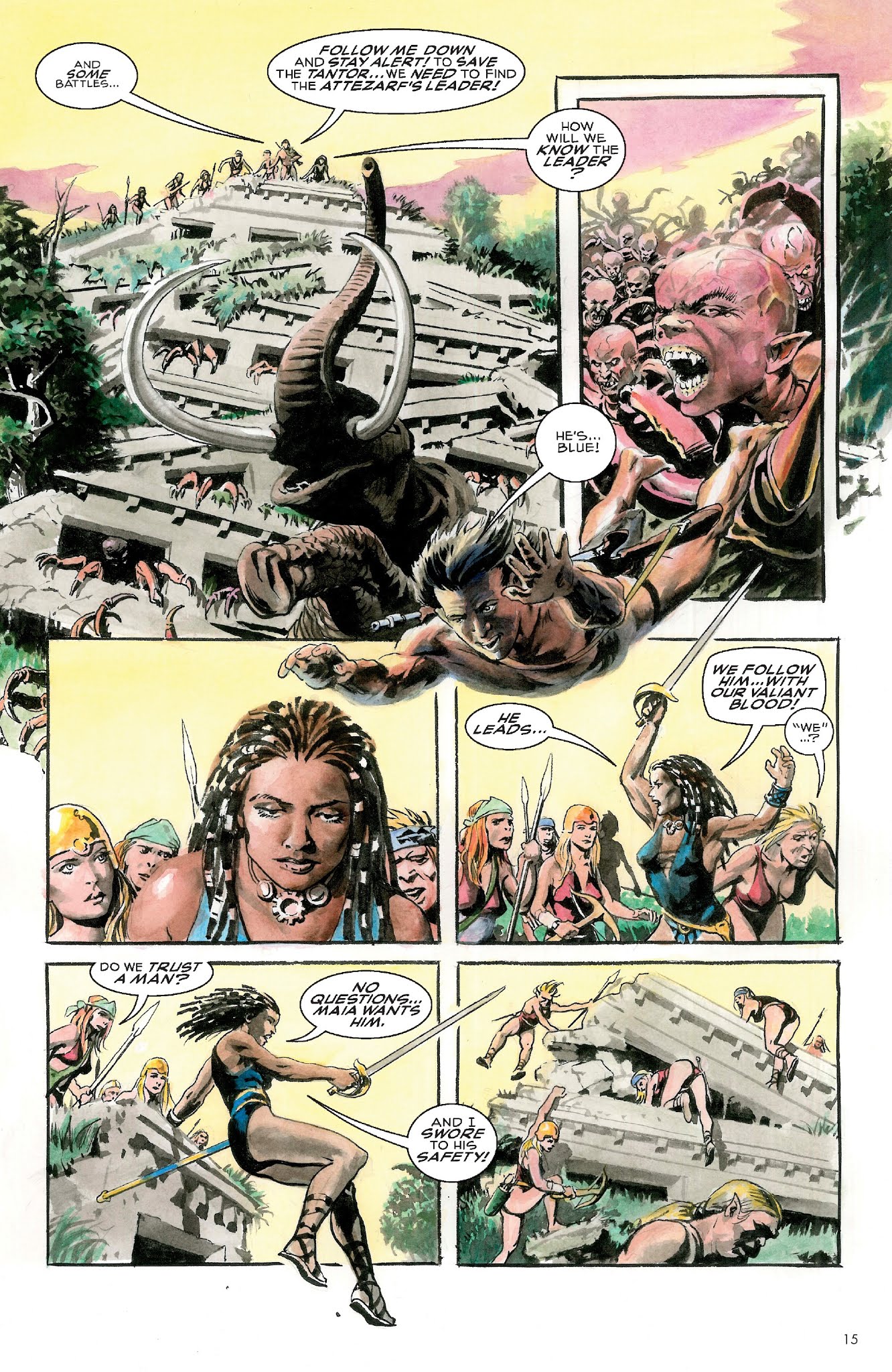 Read online The Once and Future Tarzan comic -  Issue # TPB - 16