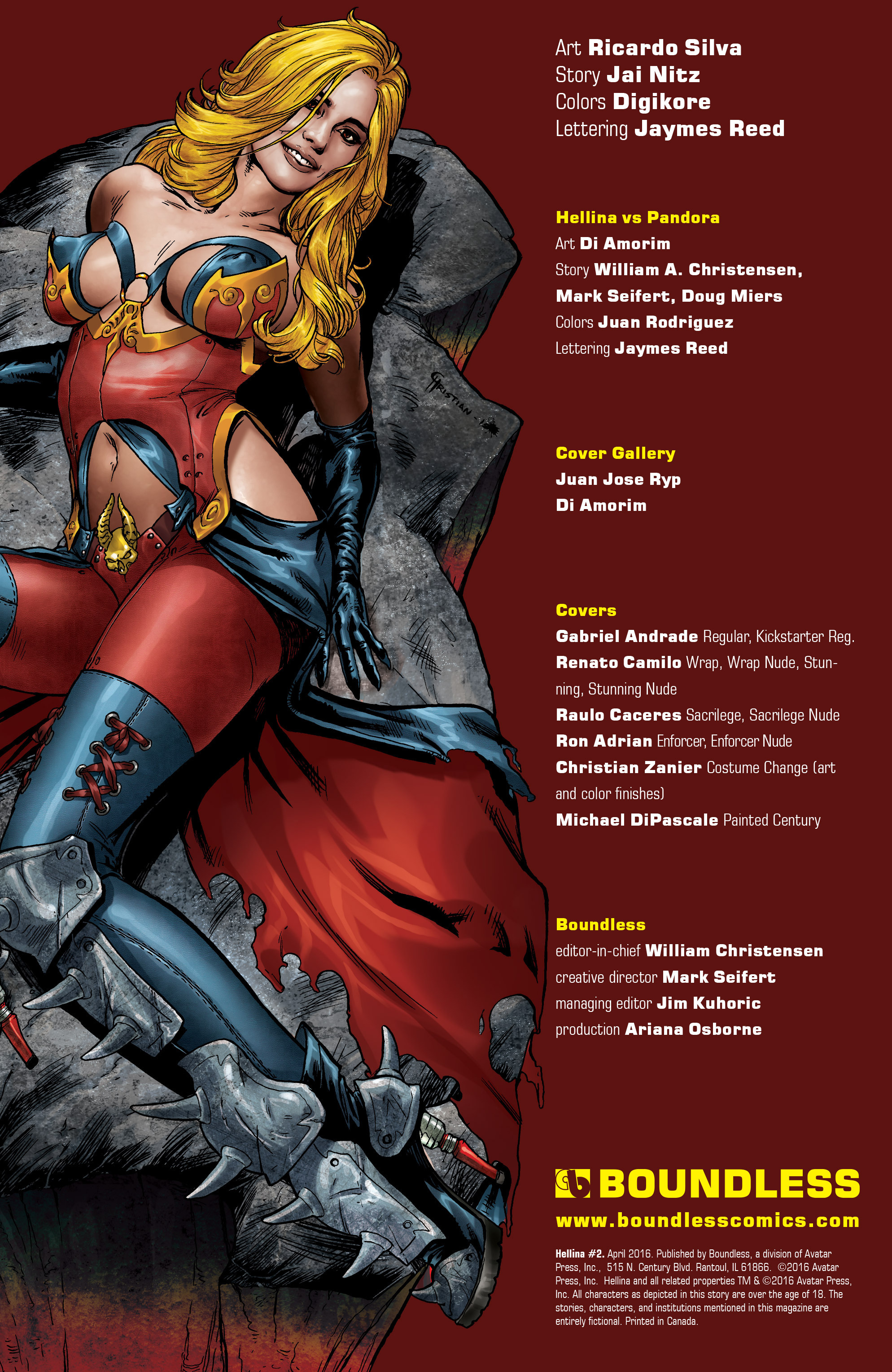 Read online Hellina (2016) comic -  Issue #2 - 2