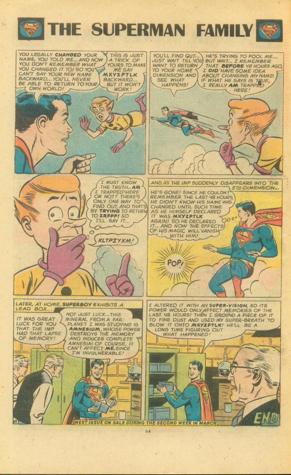 Read online The Superman Family comic -  Issue #170 - 64