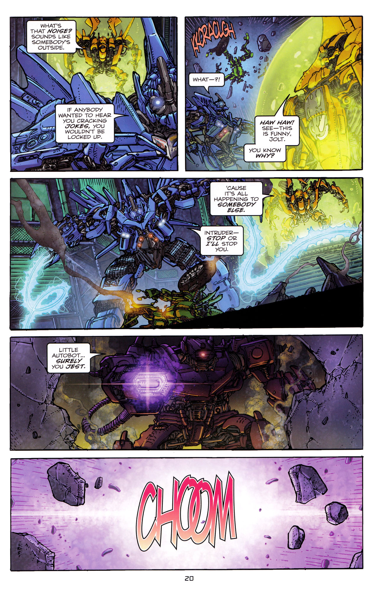 Read online Transformers: Dark of the Moon Rising Storm comic -  Issue #3 - 21