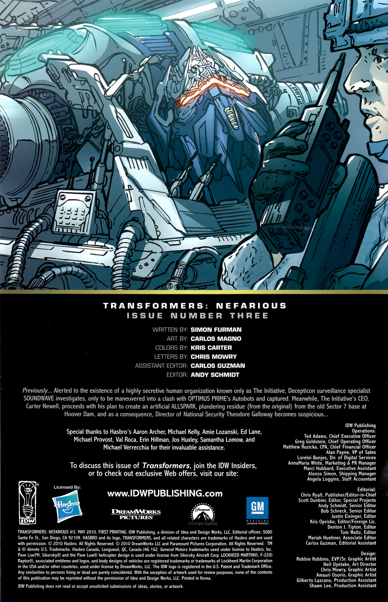 Read online Transformers: Nefarious comic -  Issue #3 - 3