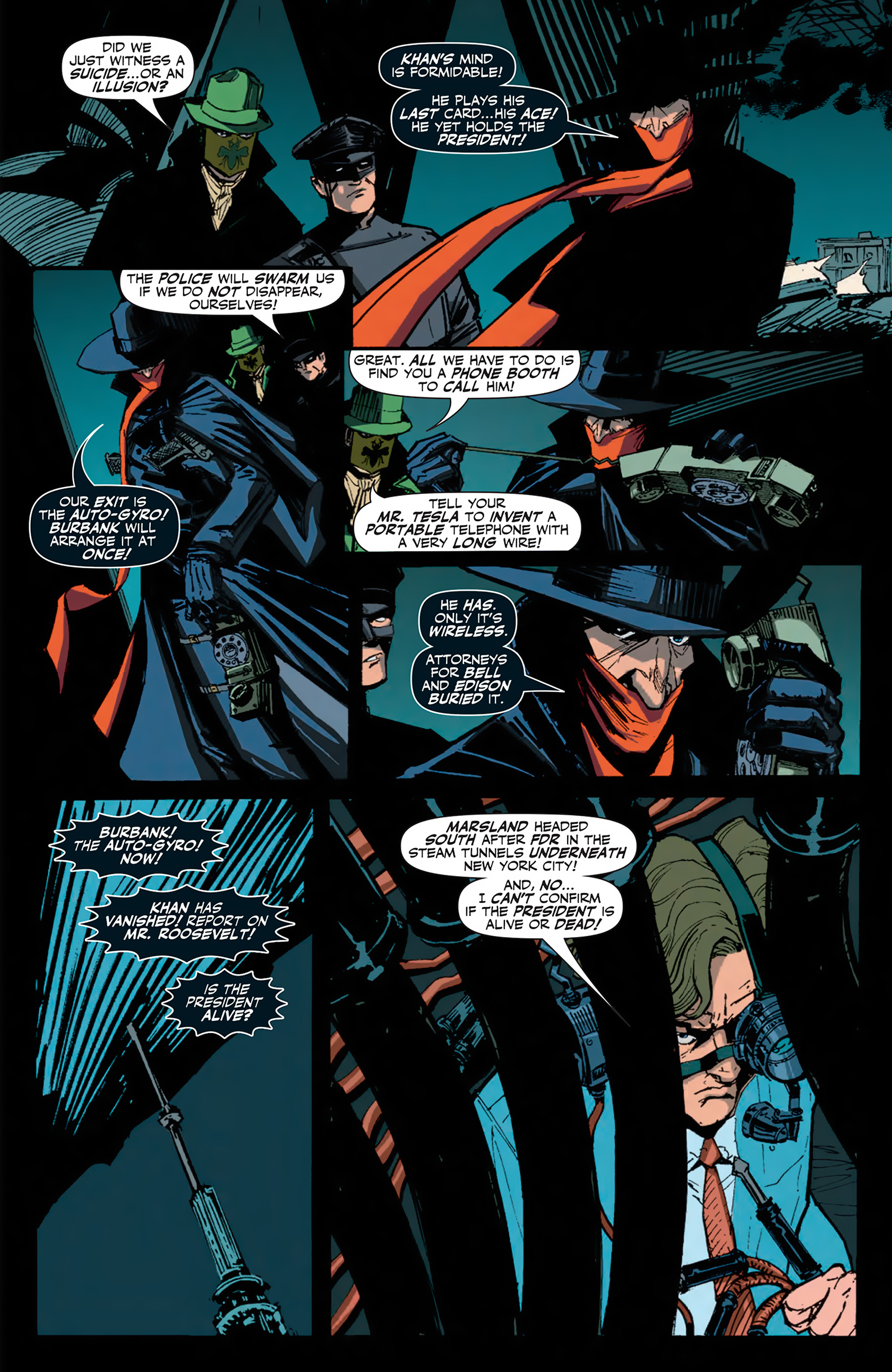 Read online The Shadow/Green Hornet: Dark Nights comic -  Issue #5 - 10