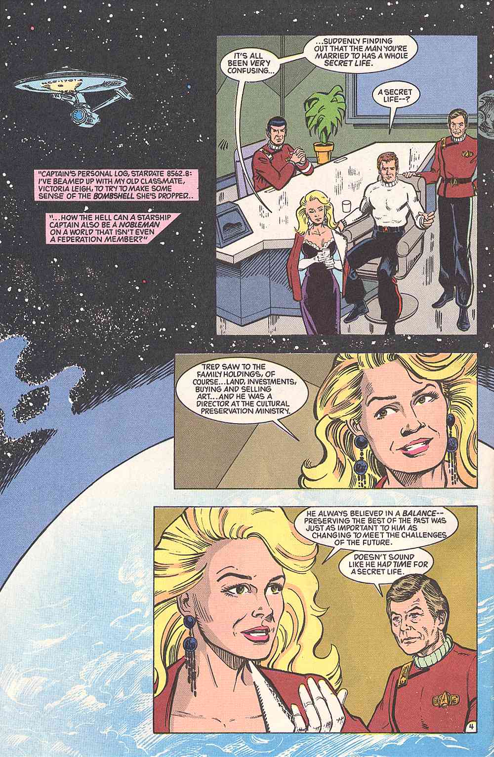 Read online Star Trek (1989) comic -  Issue #26 - 4
