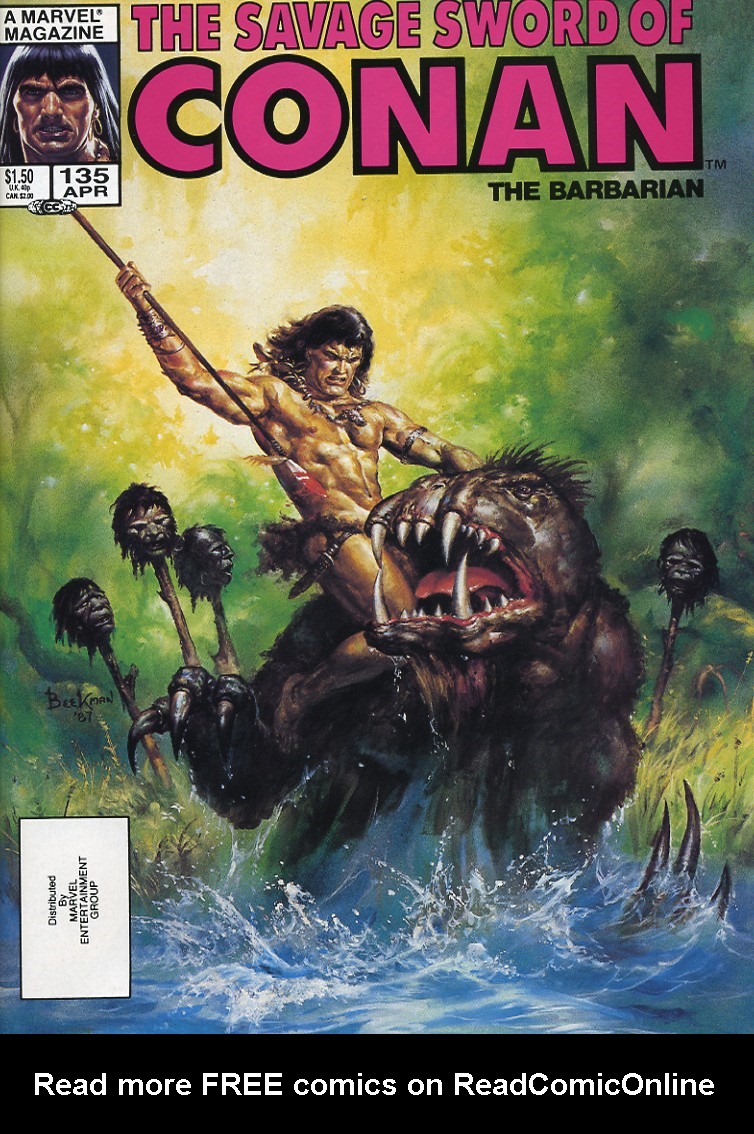 Read online The Savage Sword Of Conan comic -  Issue #135 - 1