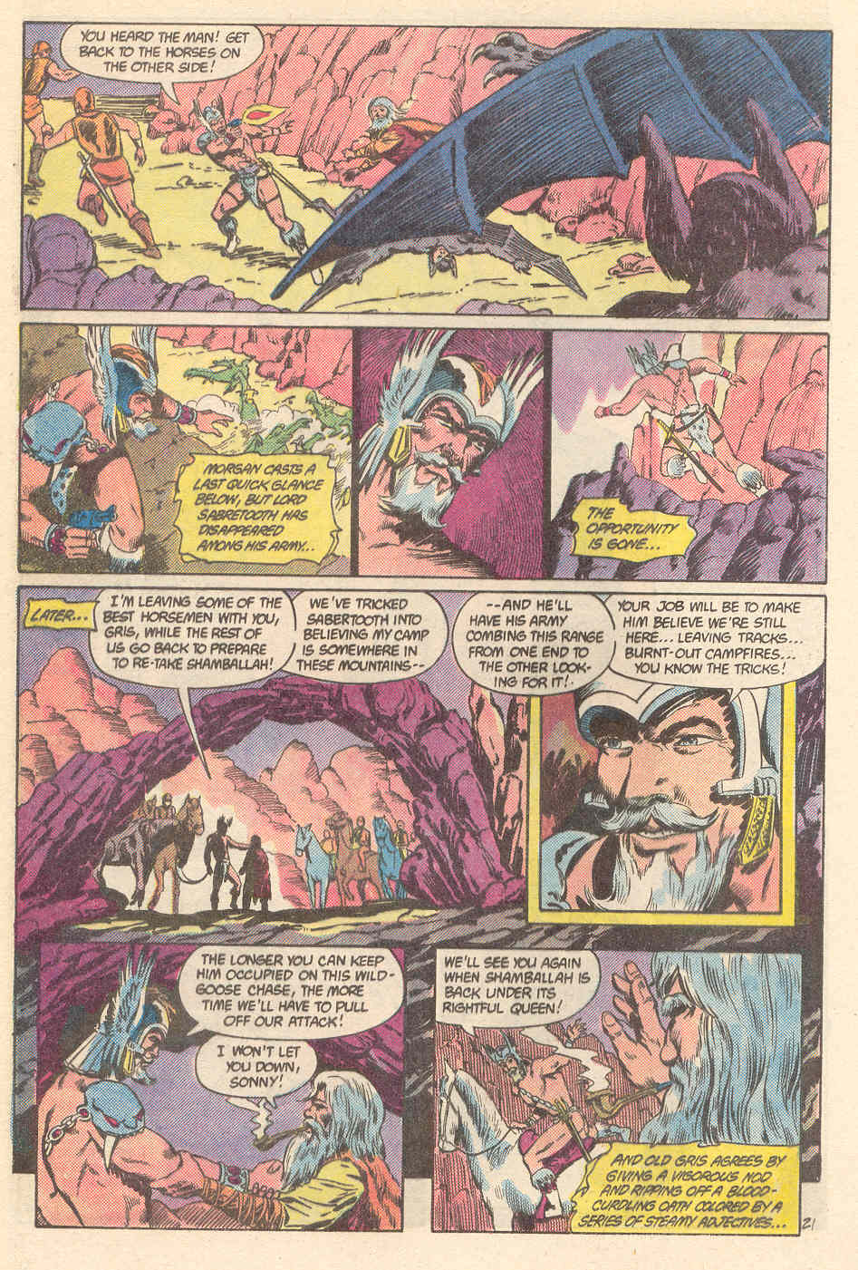 Read online Warlord (1976) comic -  Issue #93 - 21