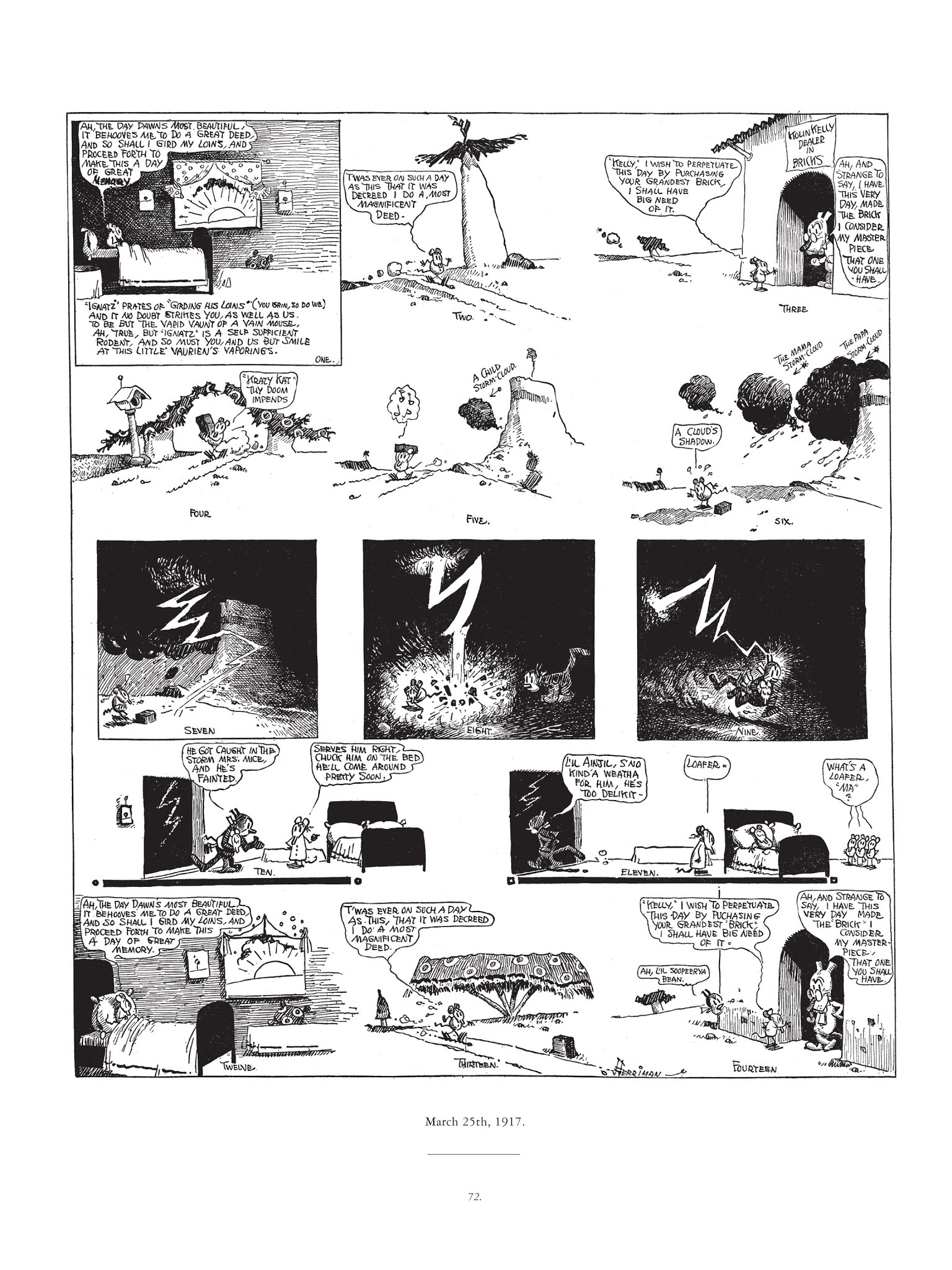 Read online Krazy & Ignatz comic -  Issue # TPB 1 - 72