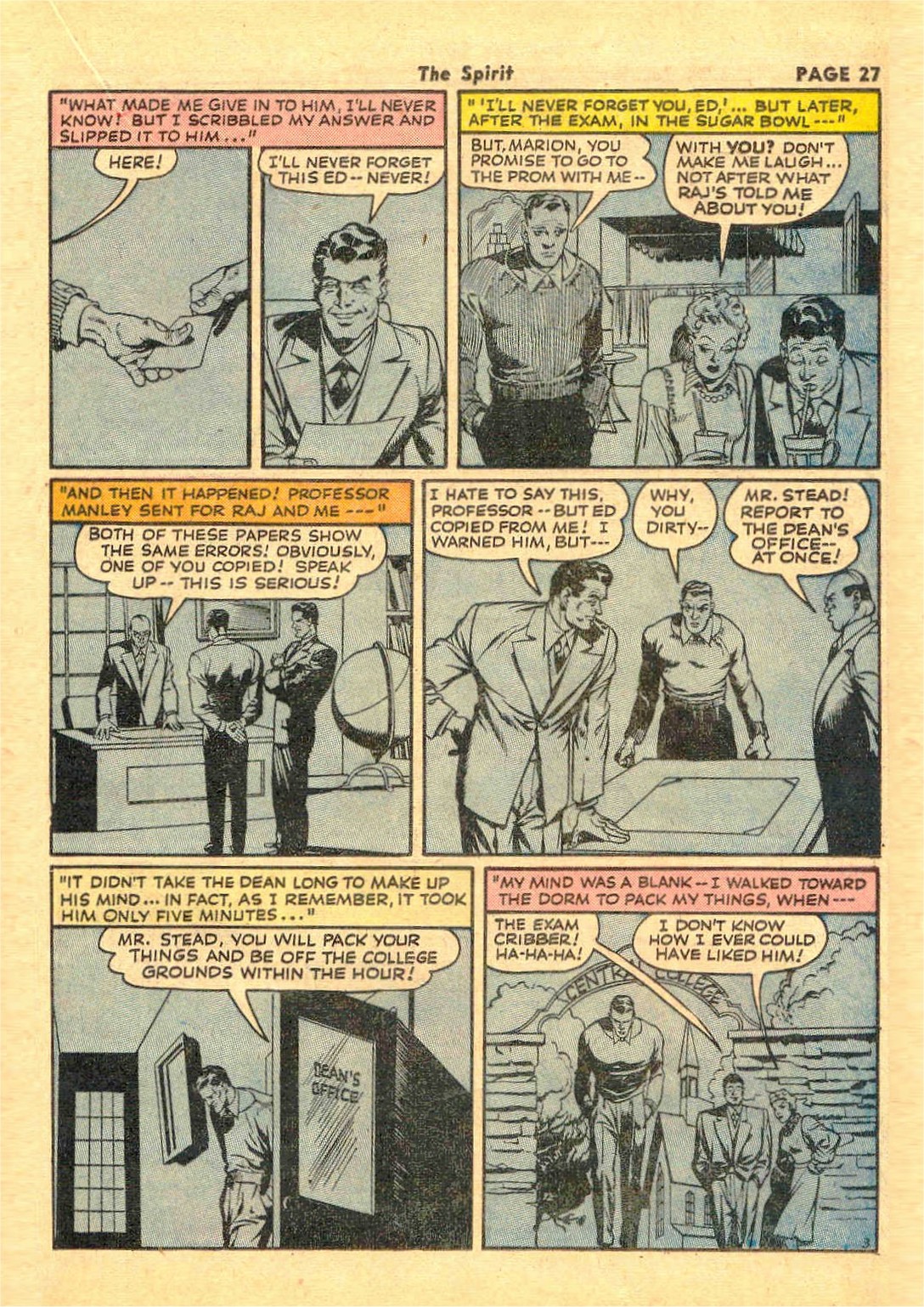 Read online The Spirit (1944) comic -  Issue #3 - 29