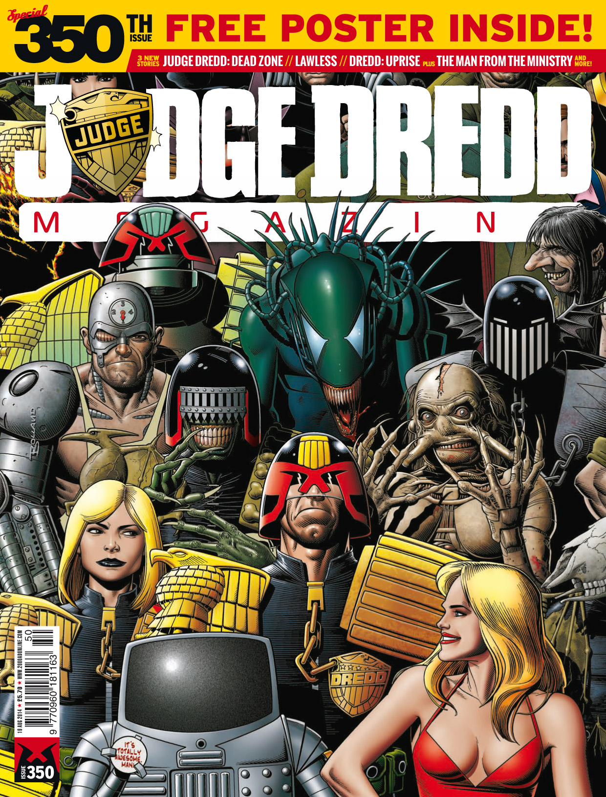 Read online Judge Dredd Megazine (Vol. 5) comic -  Issue #350 - 1