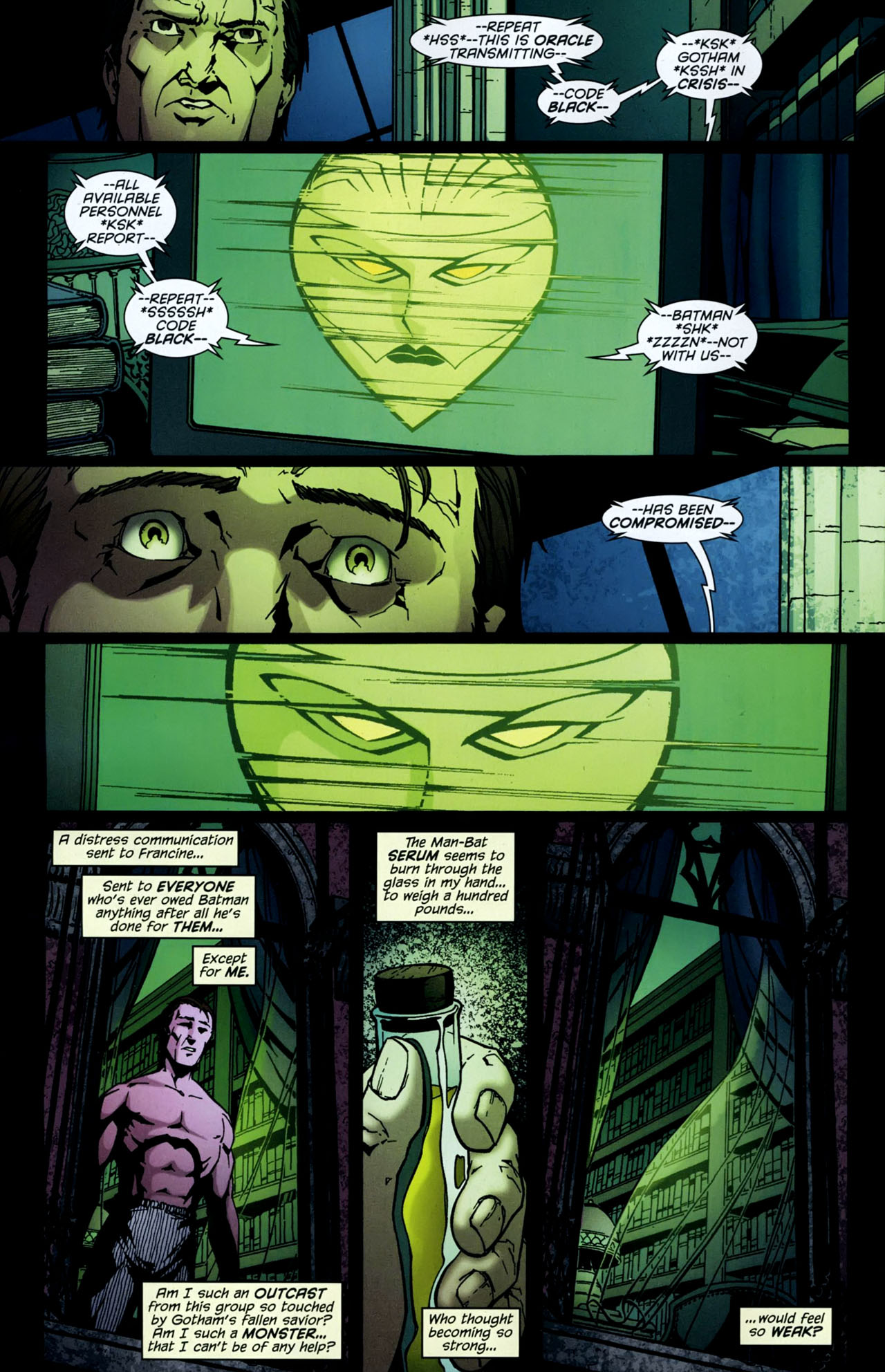 Read online Batman: Battle for the Cowl: Man-Bat comic -  Issue # Full - 7