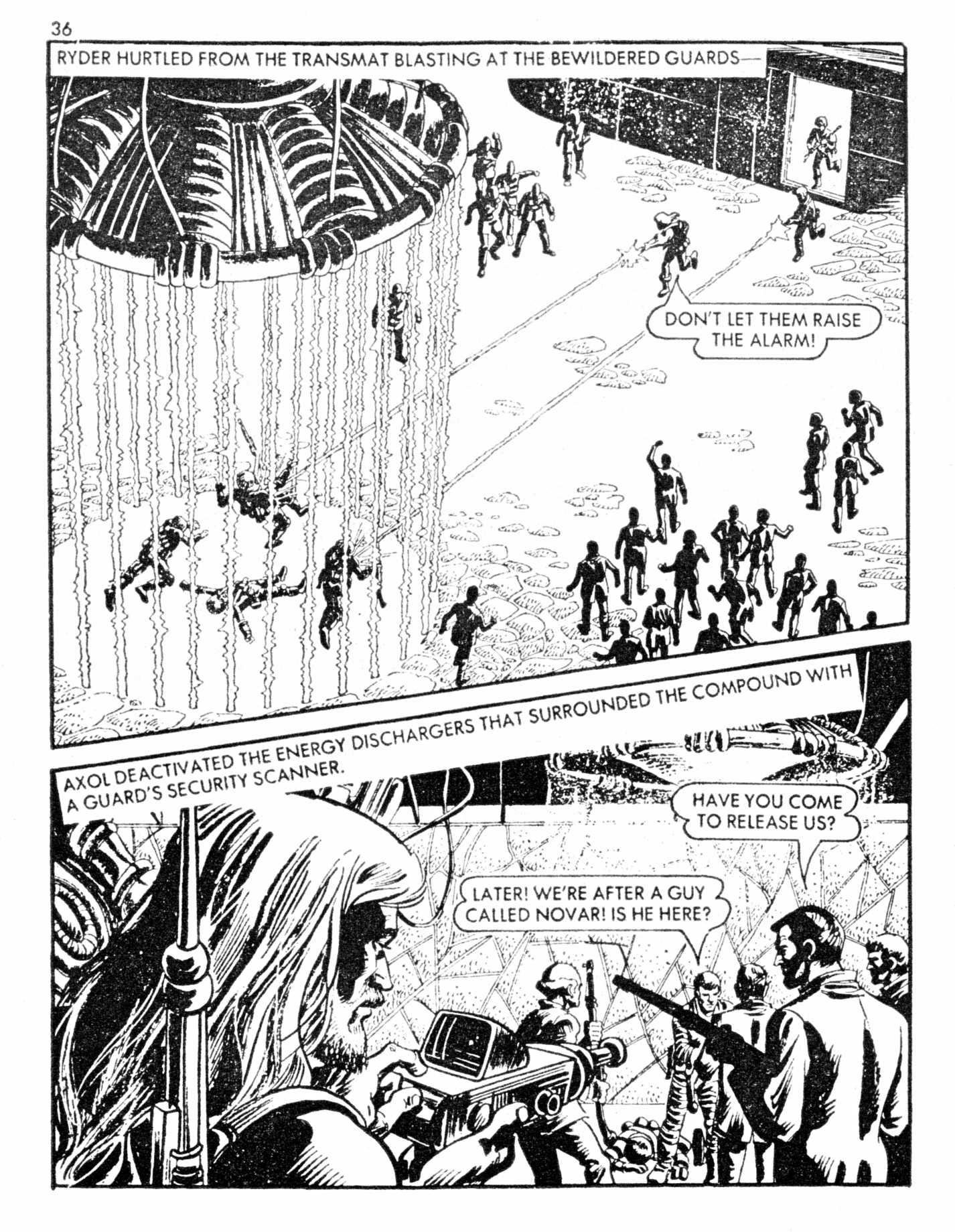 Read online Starblazer comic -  Issue #147 - 36