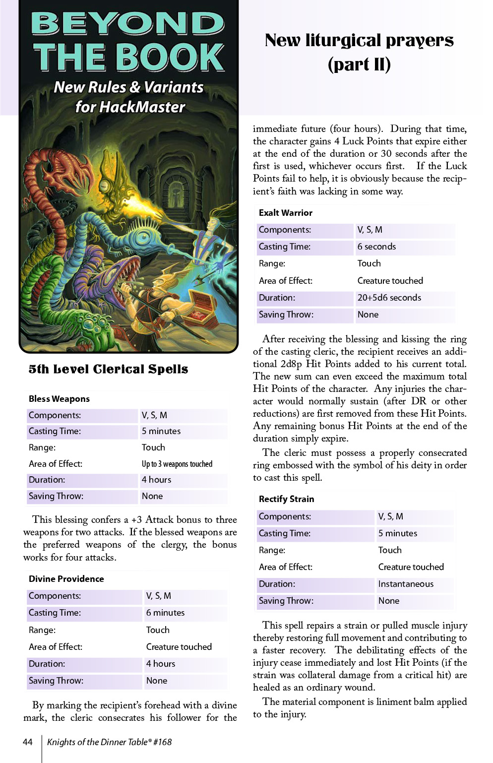 Read online Knights of the Dinner Table comic -  Issue #168 - 46