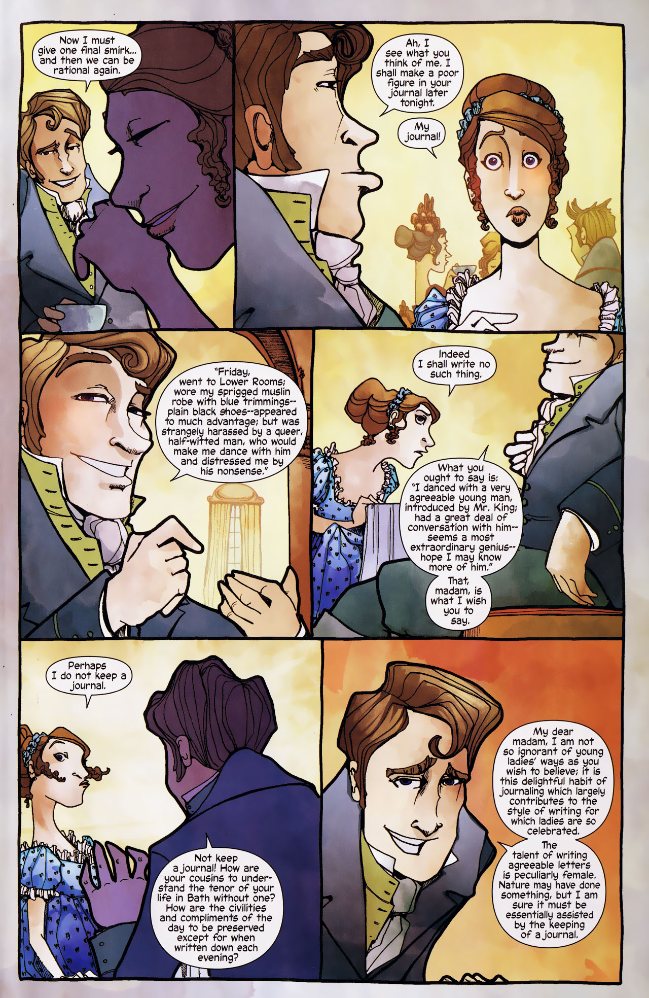 Read online Northanger Abbey comic -  Issue #1 - 7