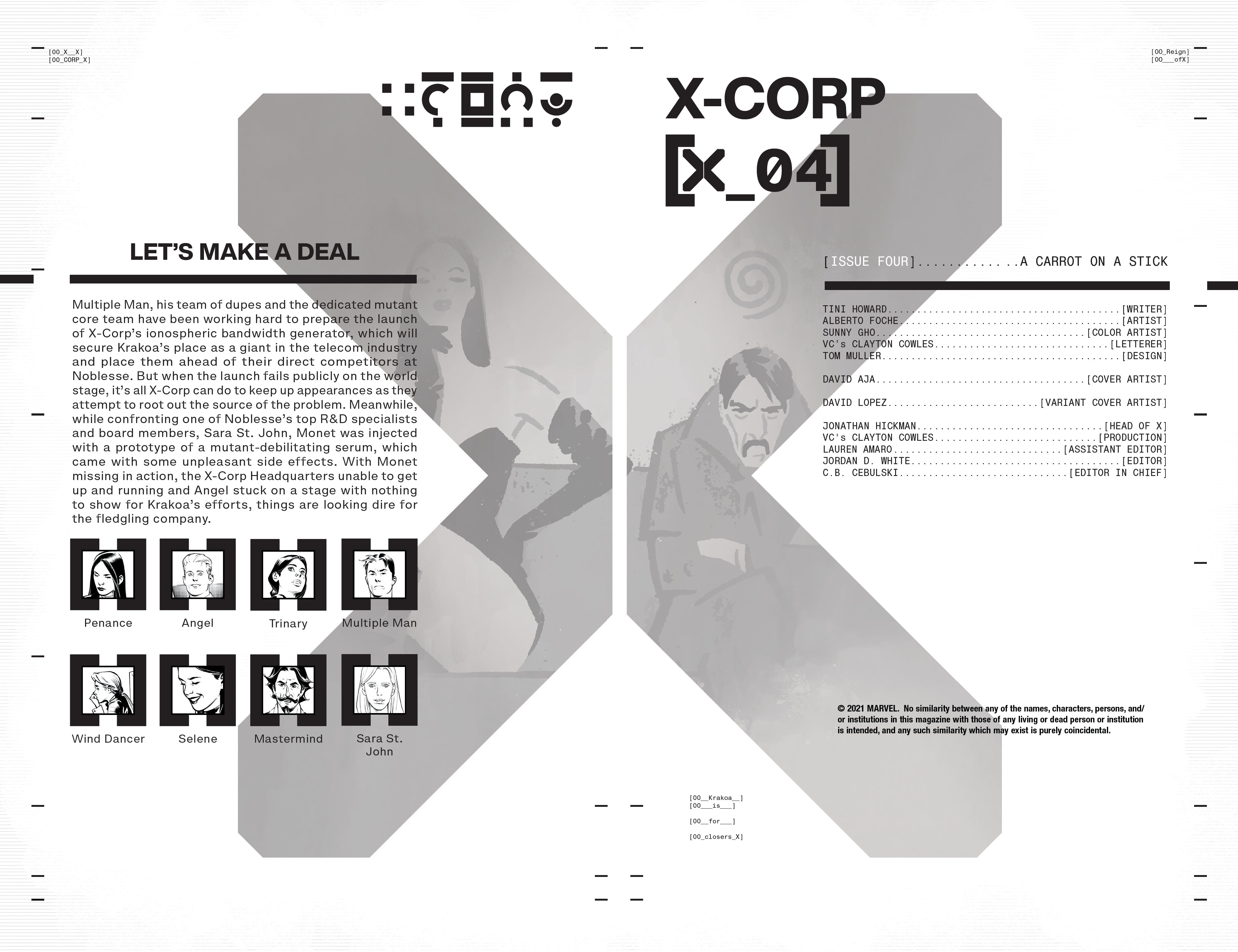 Read online X-Corp comic -  Issue #4 - 4