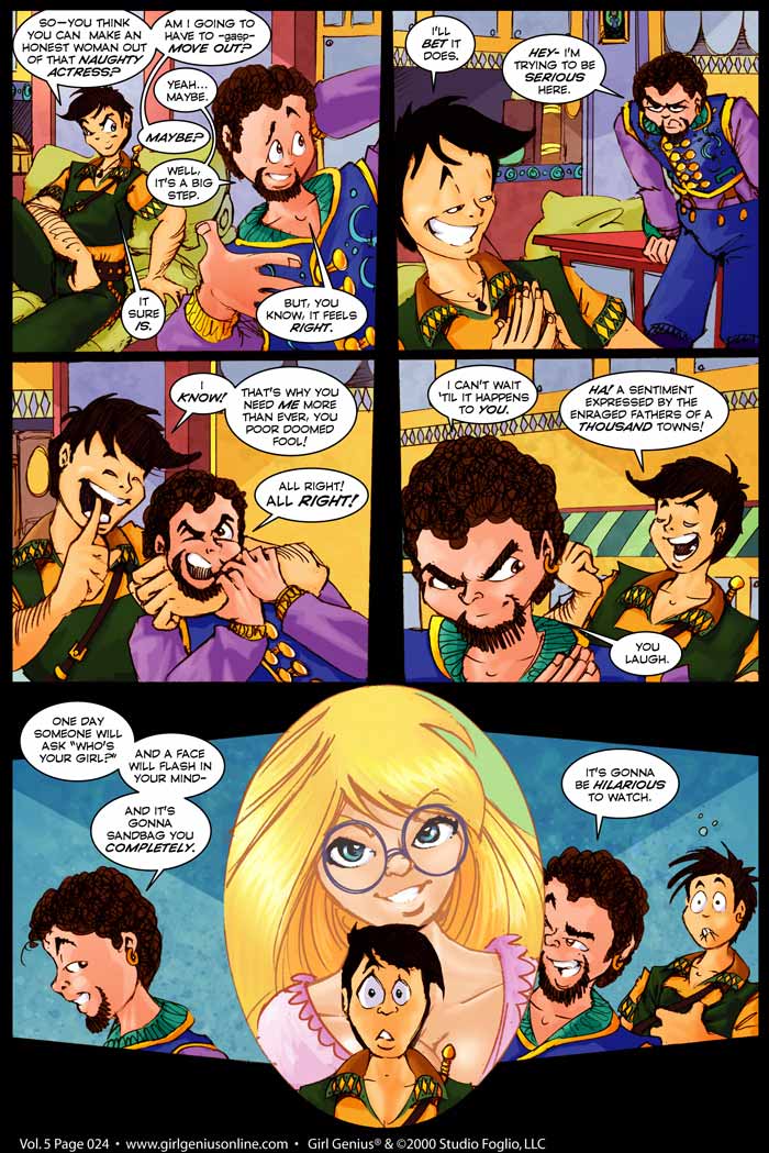 Read online Girl Genius (2002) comic -  Issue #5 - 24