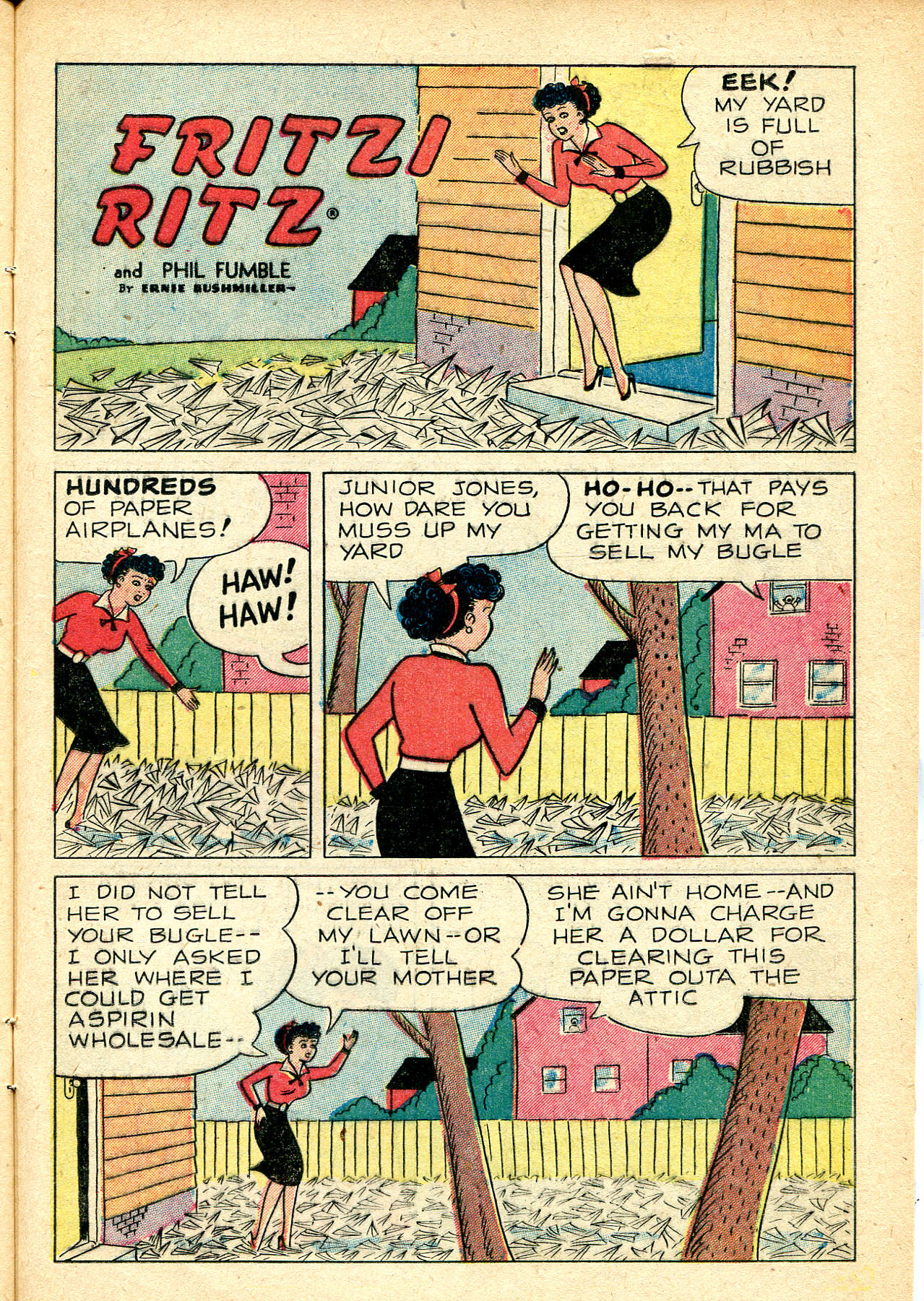 Read online Fritzi Ritz (1953) comic -  Issue #33 - 25