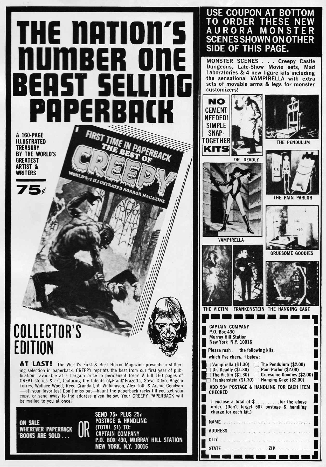 Read online Creepy (1964) comic -  Issue # Annual 1972 - 66