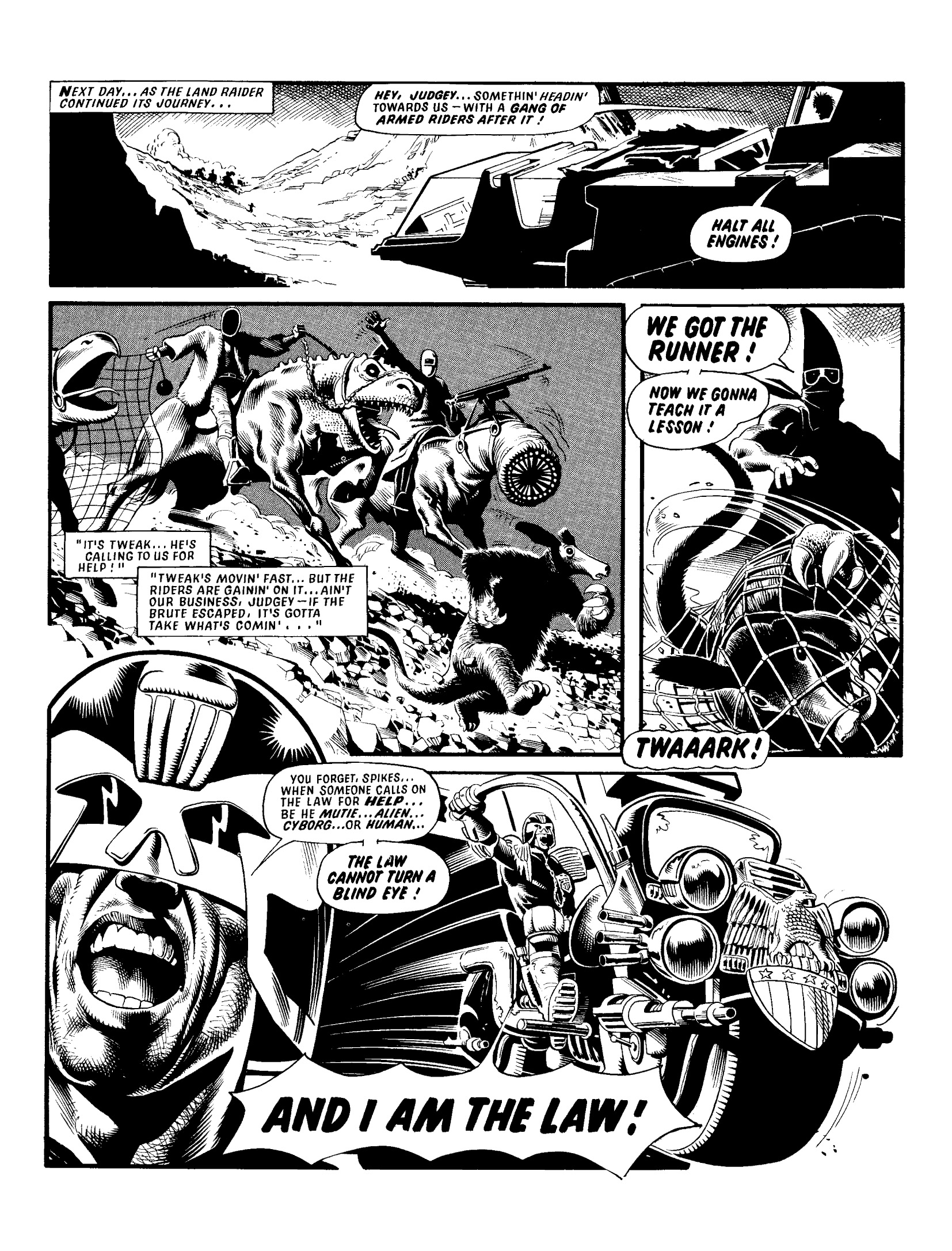 Read online Judge Dredd: The Cursed Earth Uncensored comic -  Issue # TPB - 63