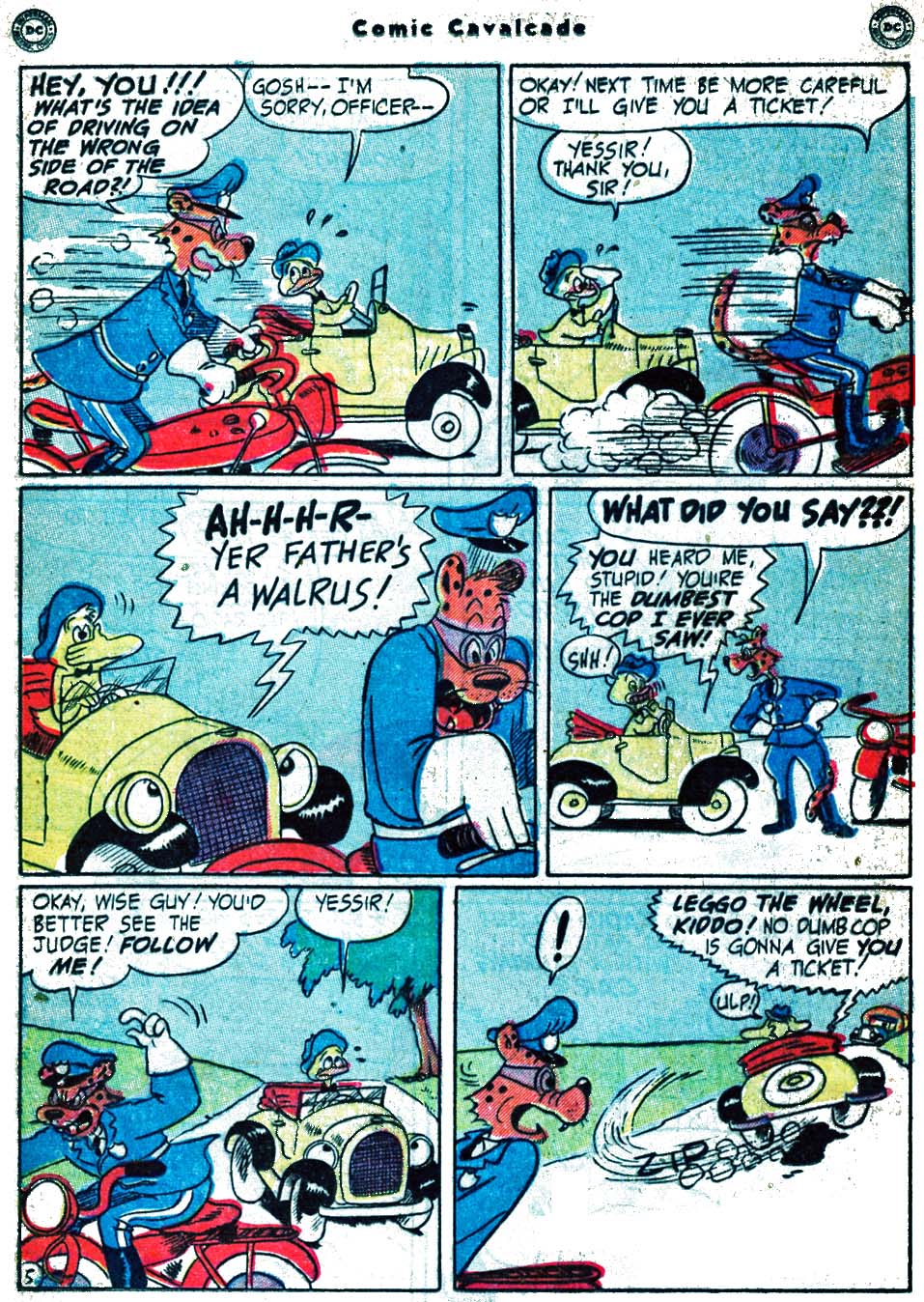 Read online Comic Cavalcade comic -  Issue #42 - 48