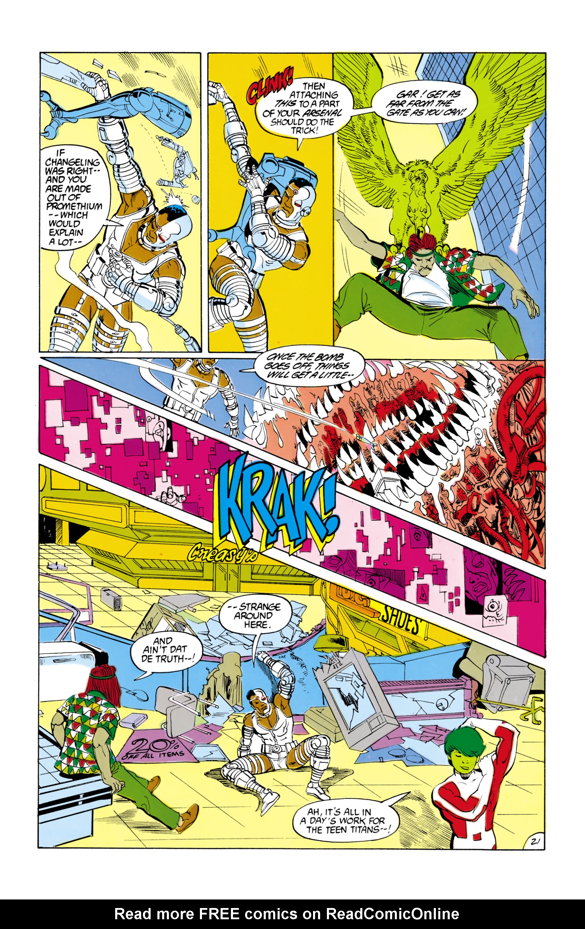 Read online Teen Titans Spotlight comic -  Issue #20 - 22