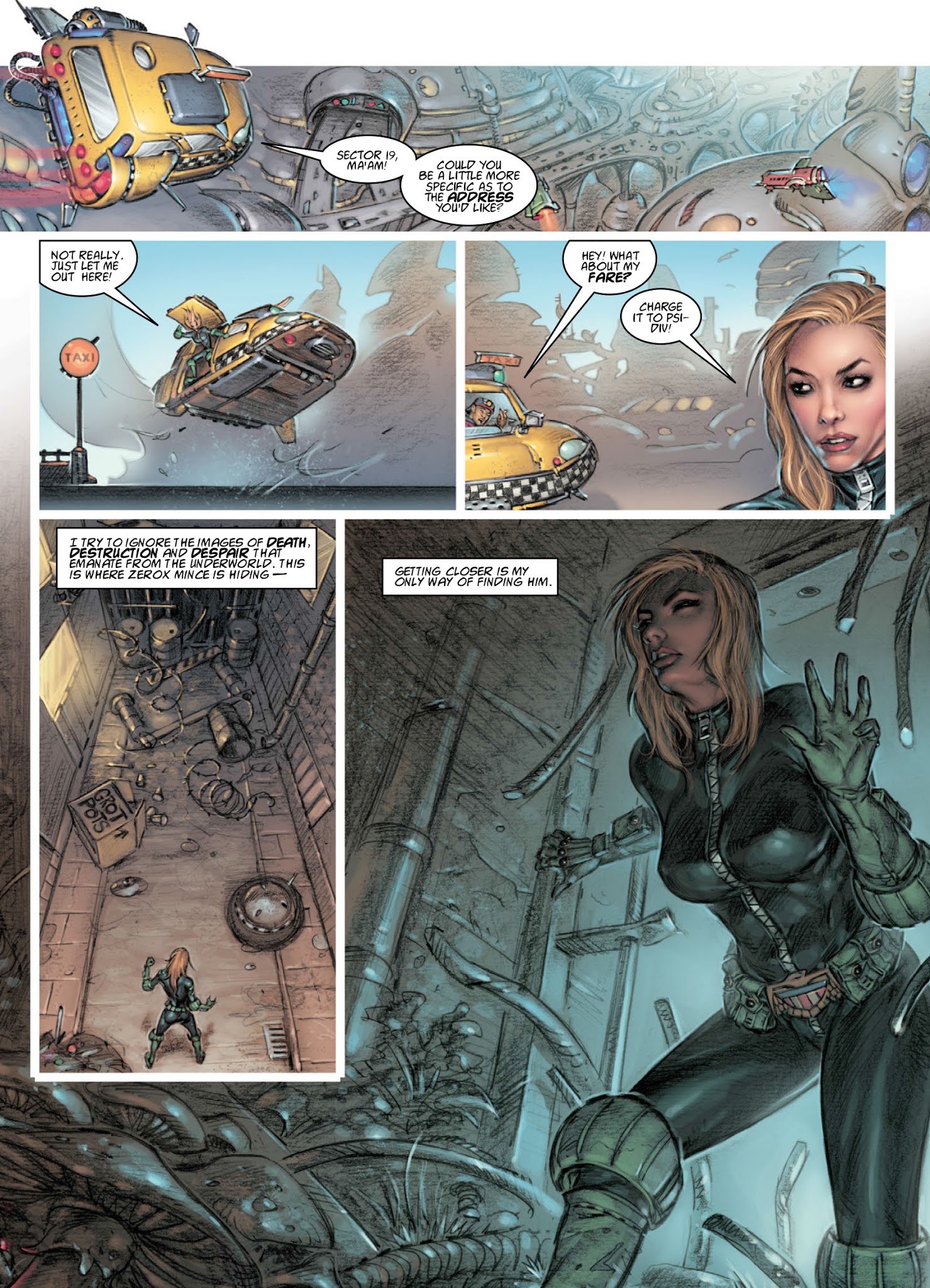 Read online Judge Anderson: The Psi Files comic -  Issue # TPB 5 - 221