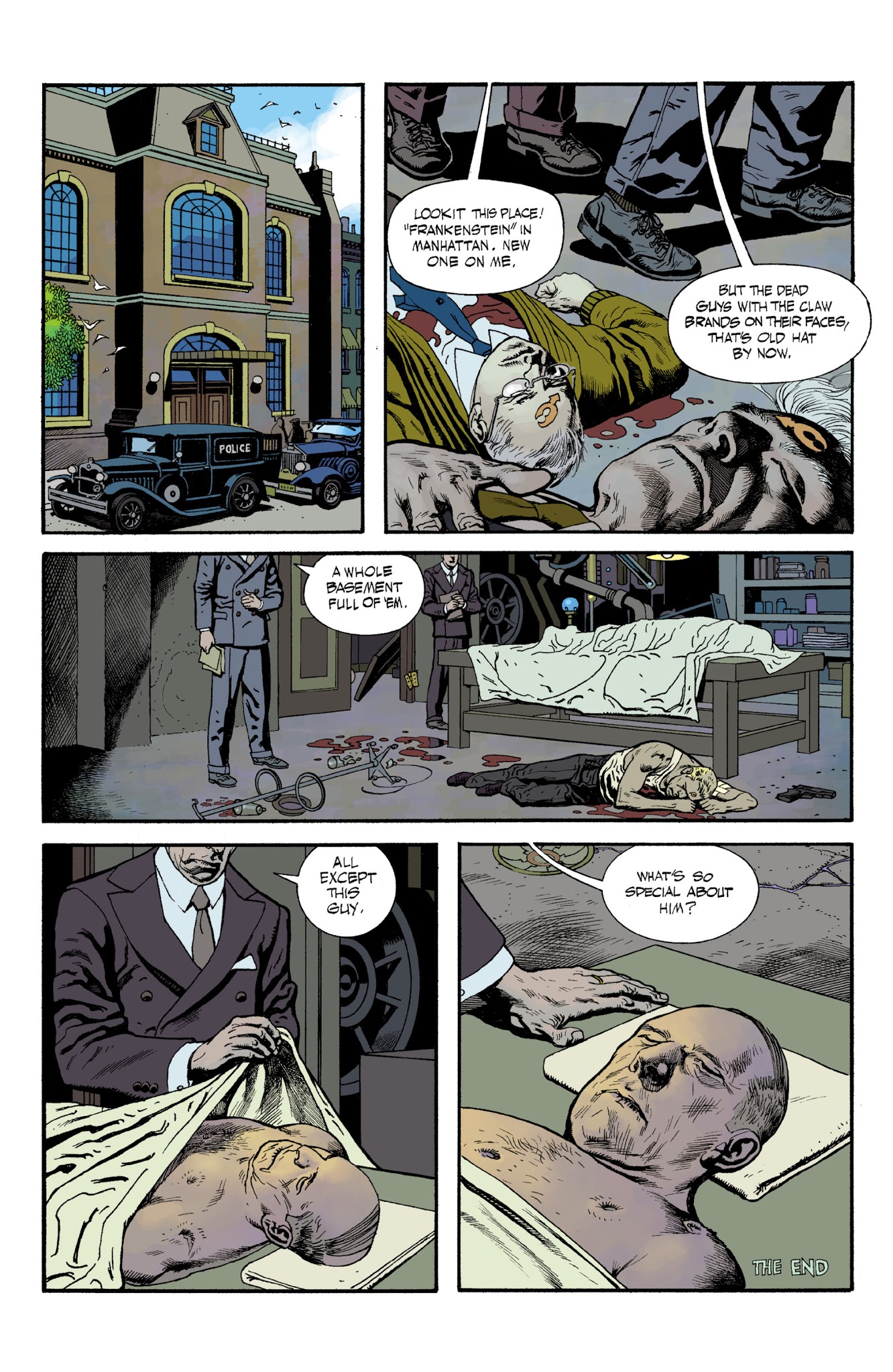 Read online Lobster Johnson: Satan Smells a Rat comic -  Issue # TPB - 54