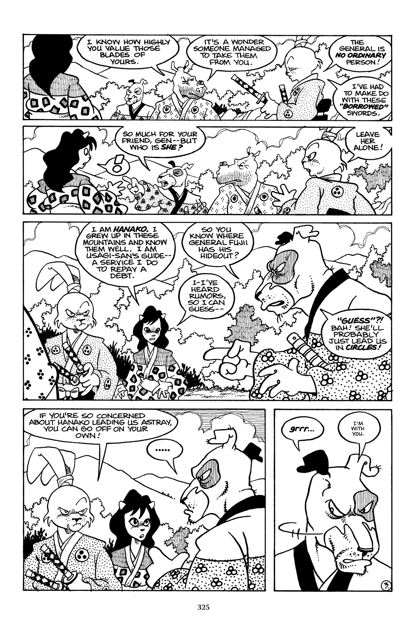 Read online The Usagi Yojimbo Saga comic -  Issue # TPB 1 - 318