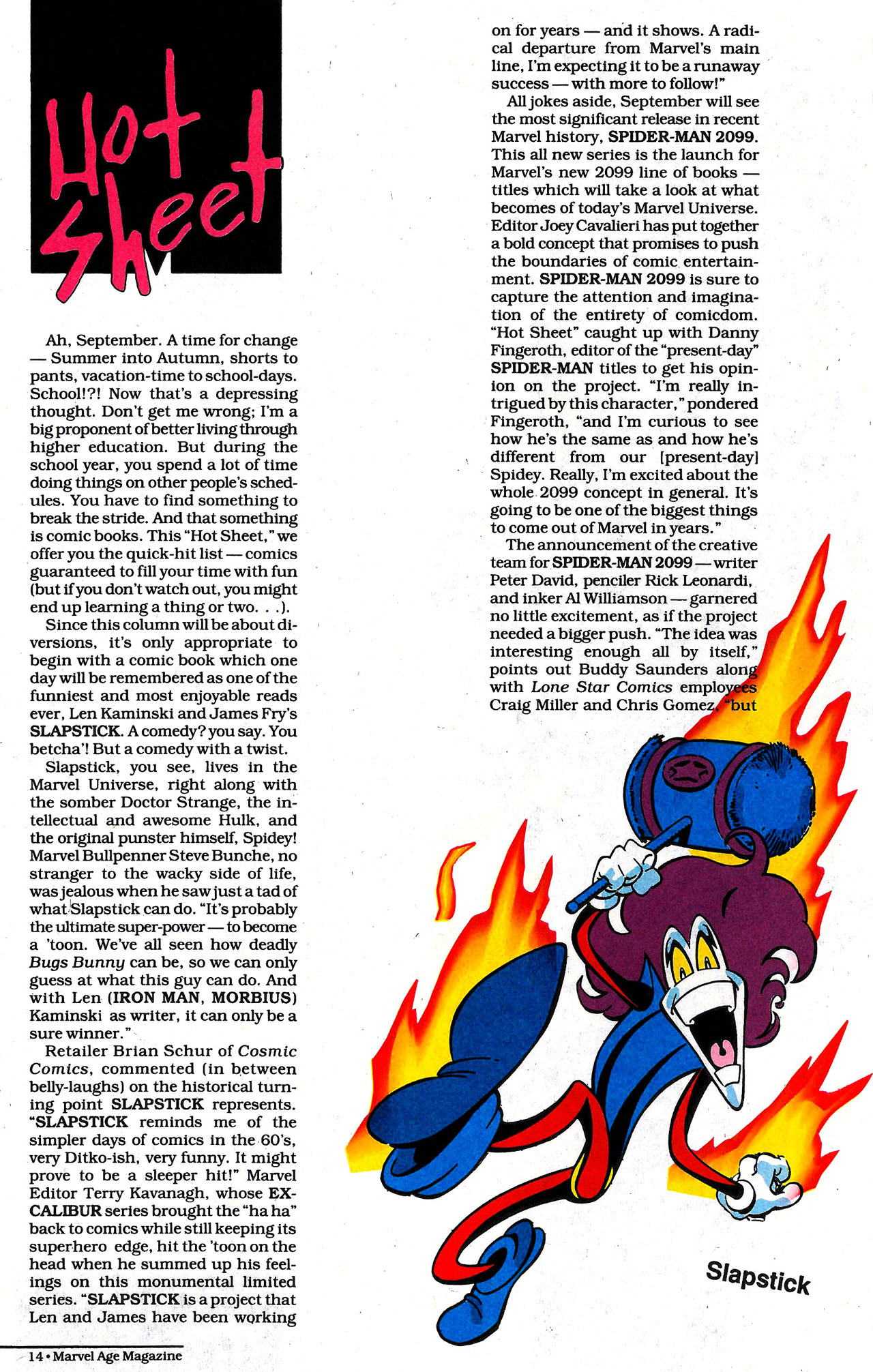 Read online Marvel Age comic -  Issue #118 - 17