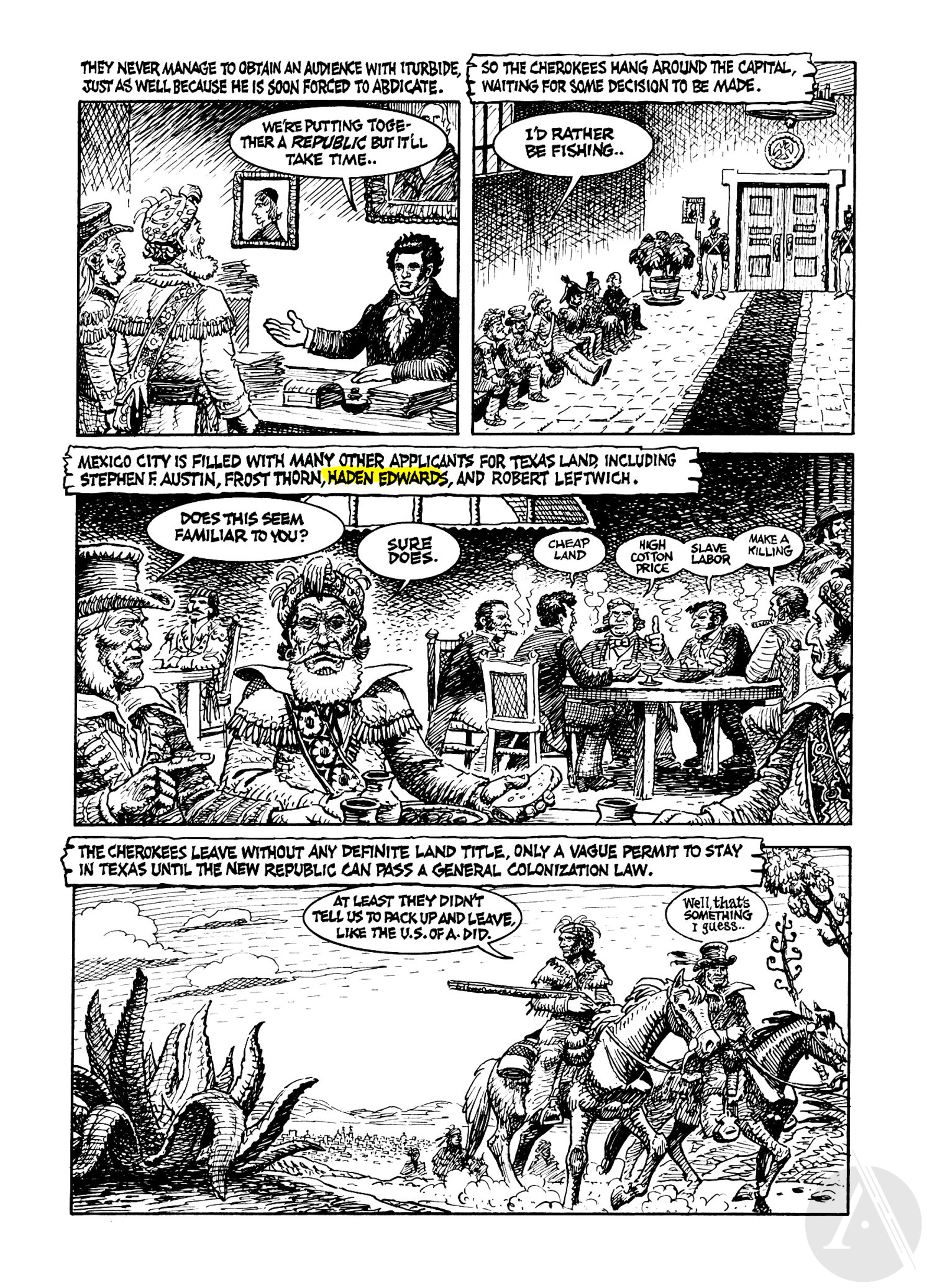 Read online Indian Lover: Sam Houston & the Cherokees comic -  Issue # TPB - 31