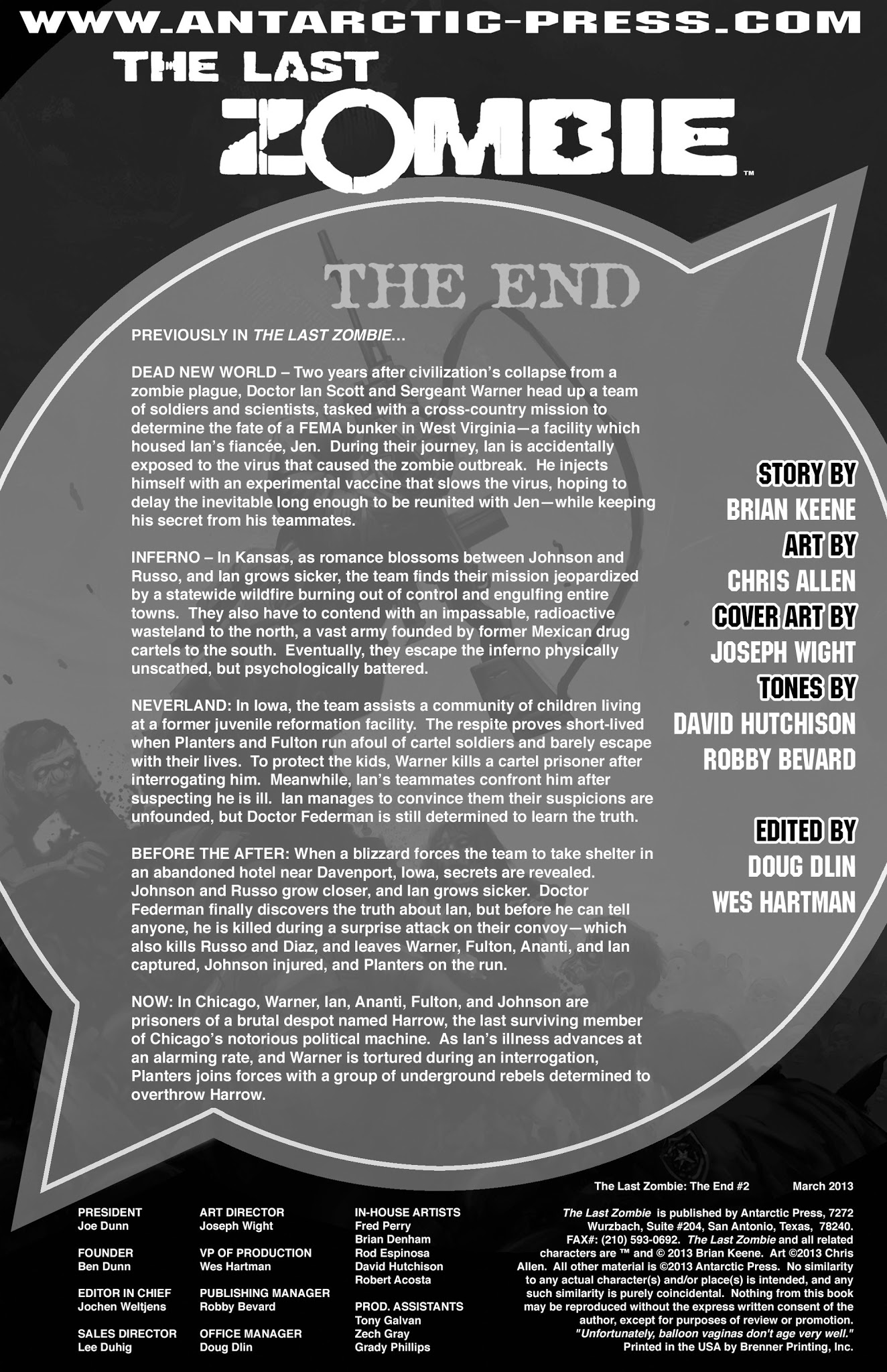 Read online The Last Zombie: The End comic -  Issue #2 - 2