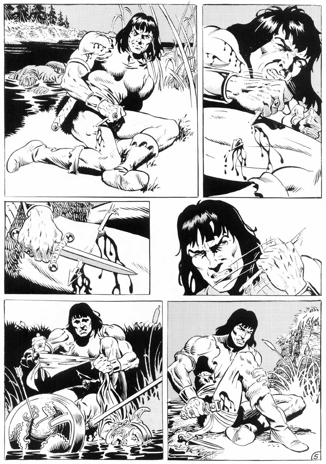 Read online The Savage Sword Of Conan comic -  Issue #154 - 55