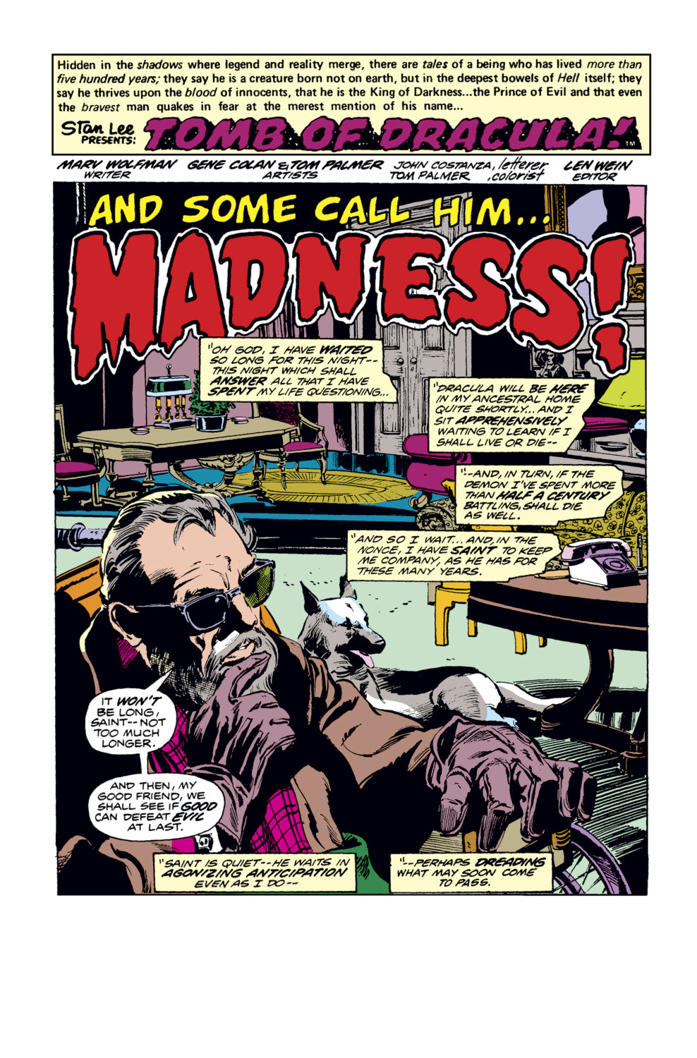 Read online Tomb of Dracula (1972) comic -  Issue #32 - 2