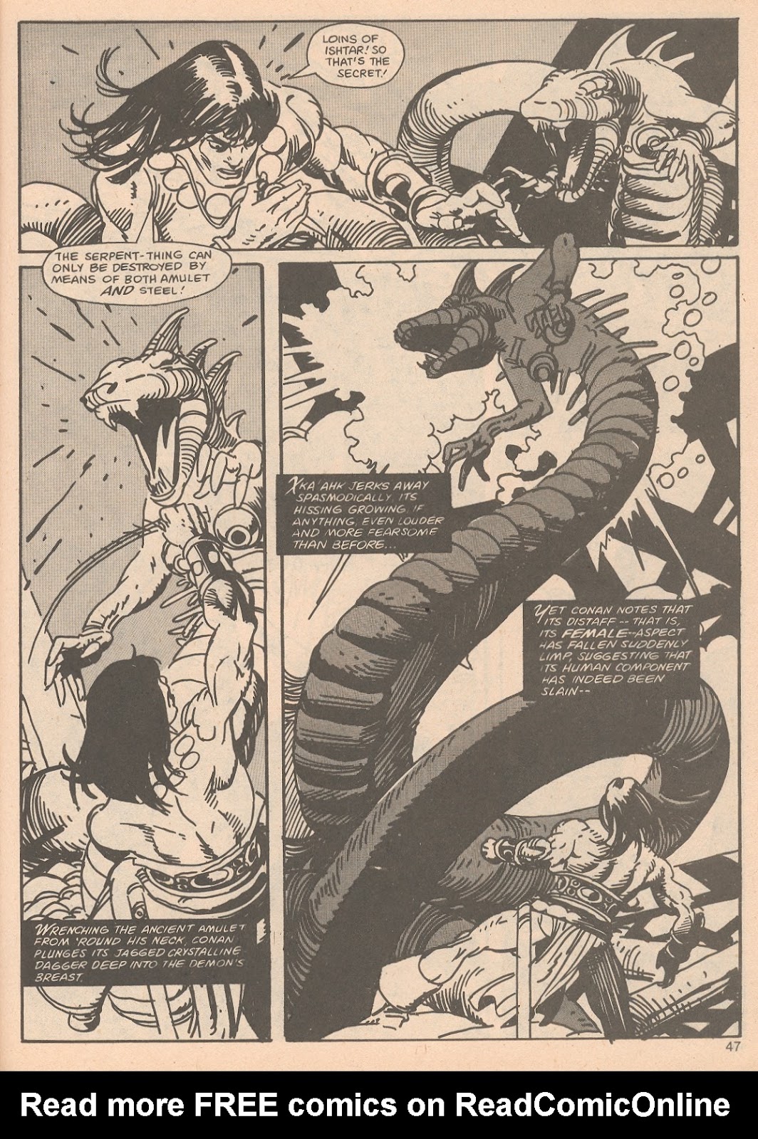 The Savage Sword Of Conan issue 65 - Page 47