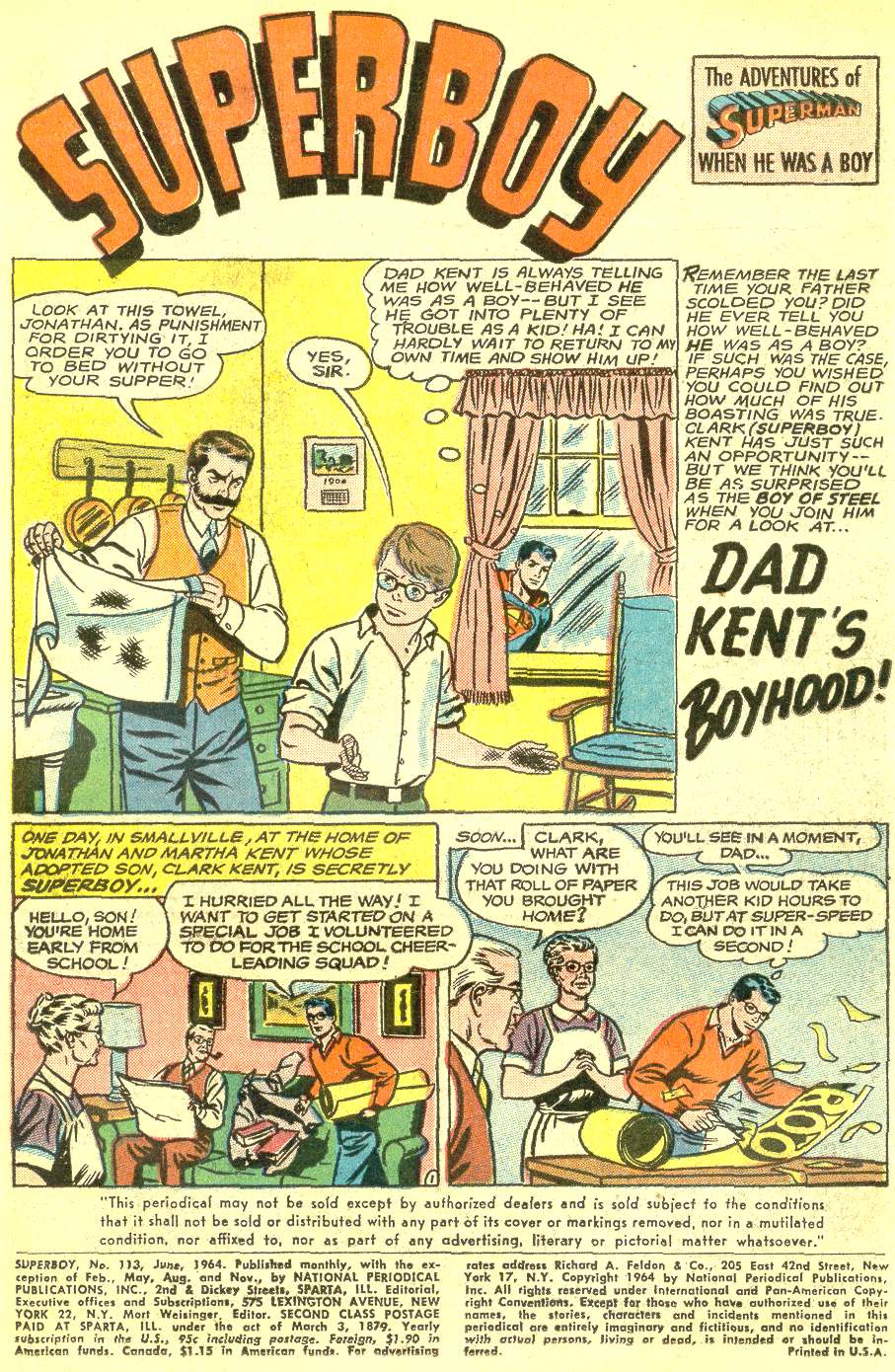 Read online Superboy (1949) comic -  Issue #113 - 2