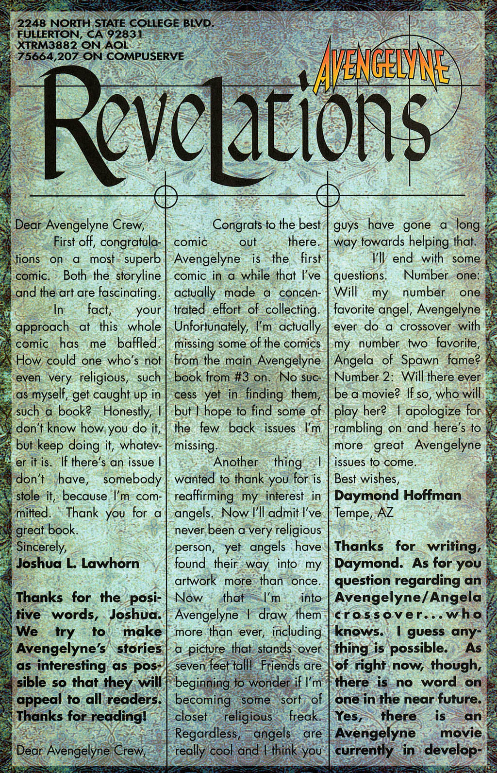 Read online Avengelyne (1996) comic -  Issue #8 - 22