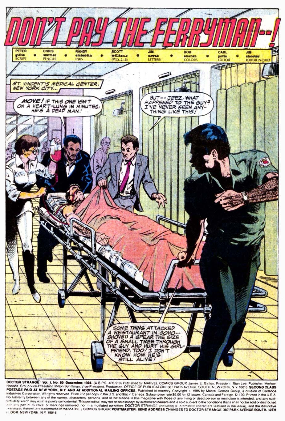 Read online Doctor Strange (1974) comic -  Issue #80 - 2