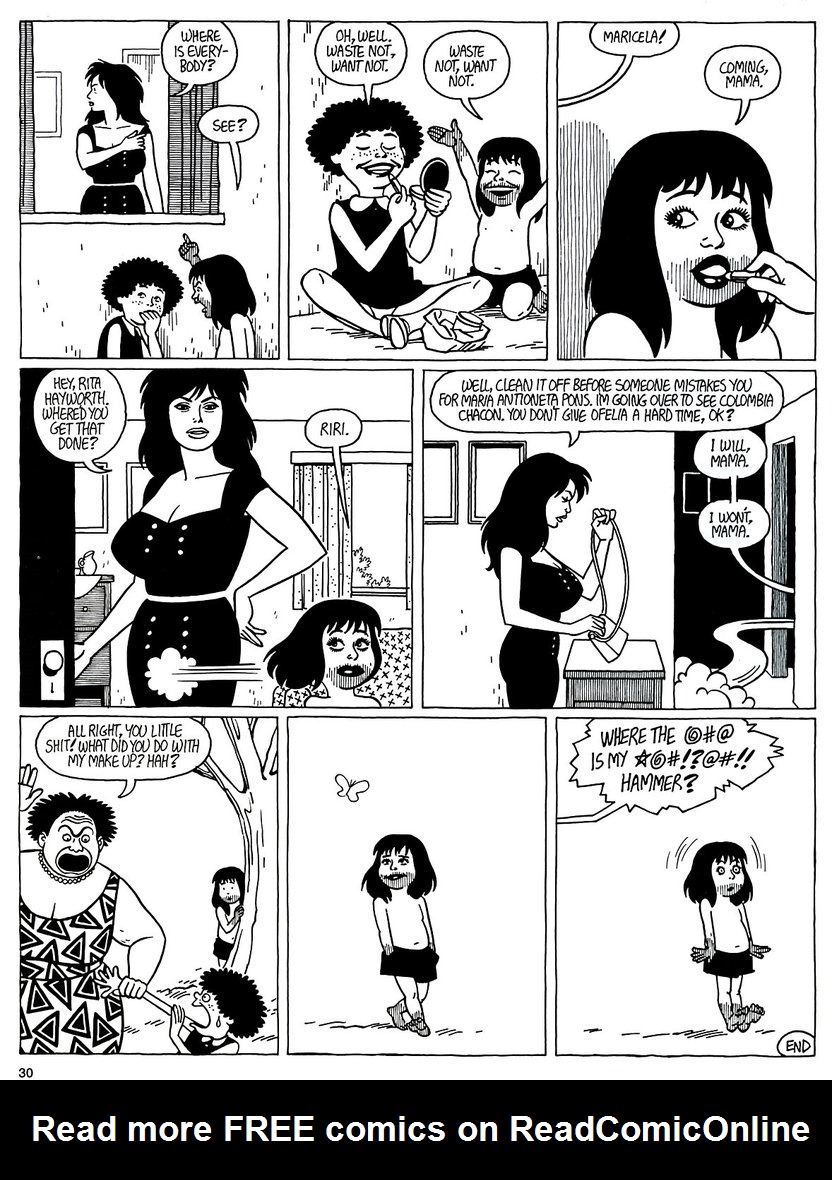 Read online Love and Rockets (1982) comic -  Issue #46 - 32