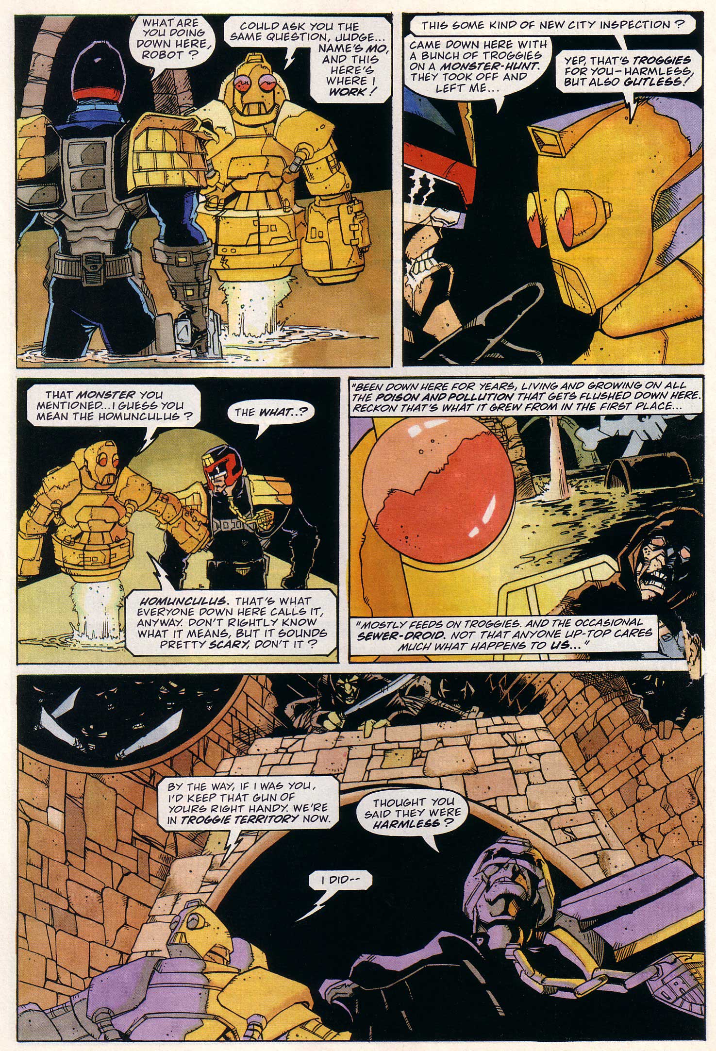 Read online Judge Dredd Lawman of the Future comic -  Issue #4 - 31