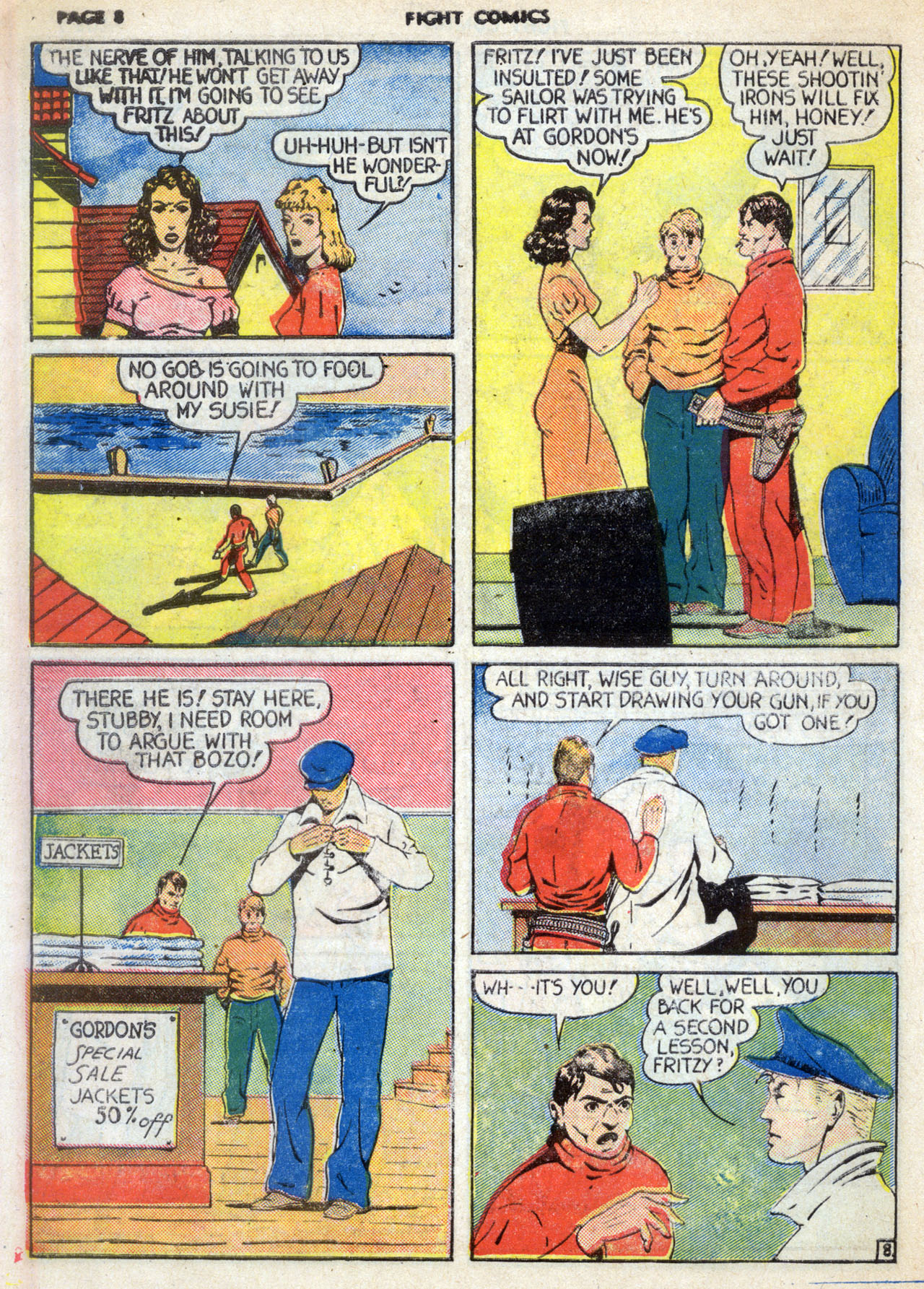 Read online Fight Comics comic -  Issue #4 - 10