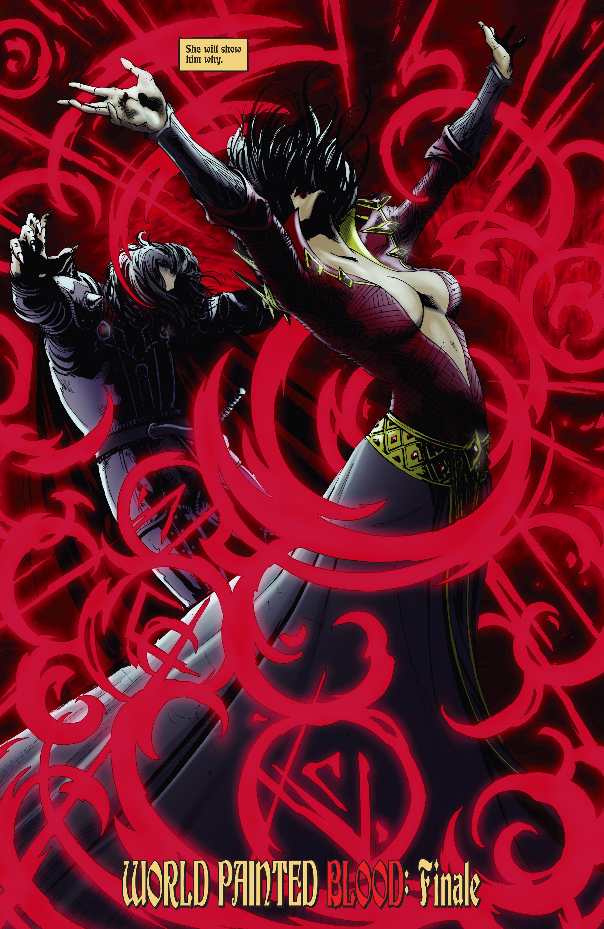 Read online Blood Queen Vs. Dracula comic -  Issue #4 - 5