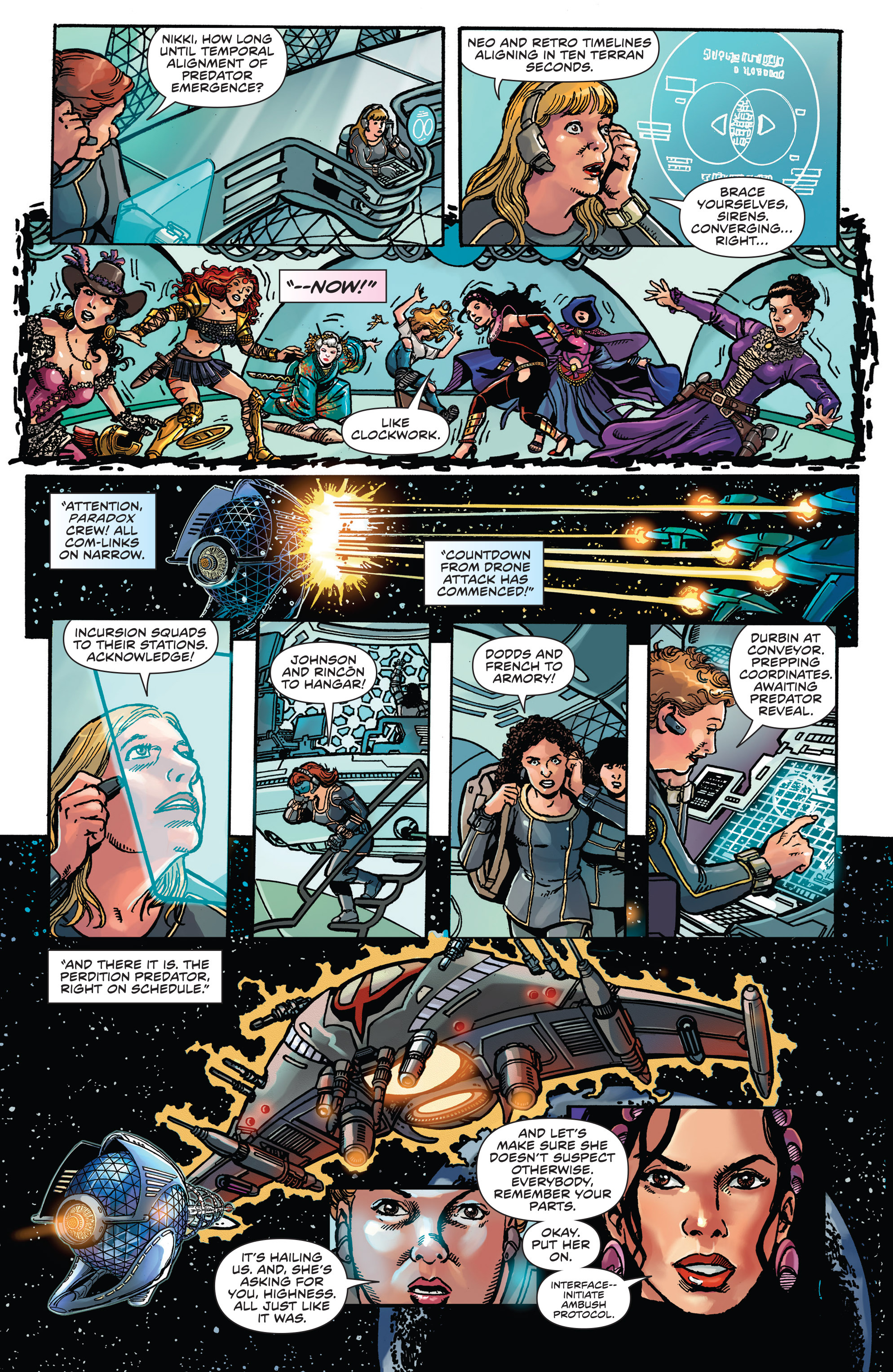 Read online George Pérez's Sirens comic -  Issue #2 - 5