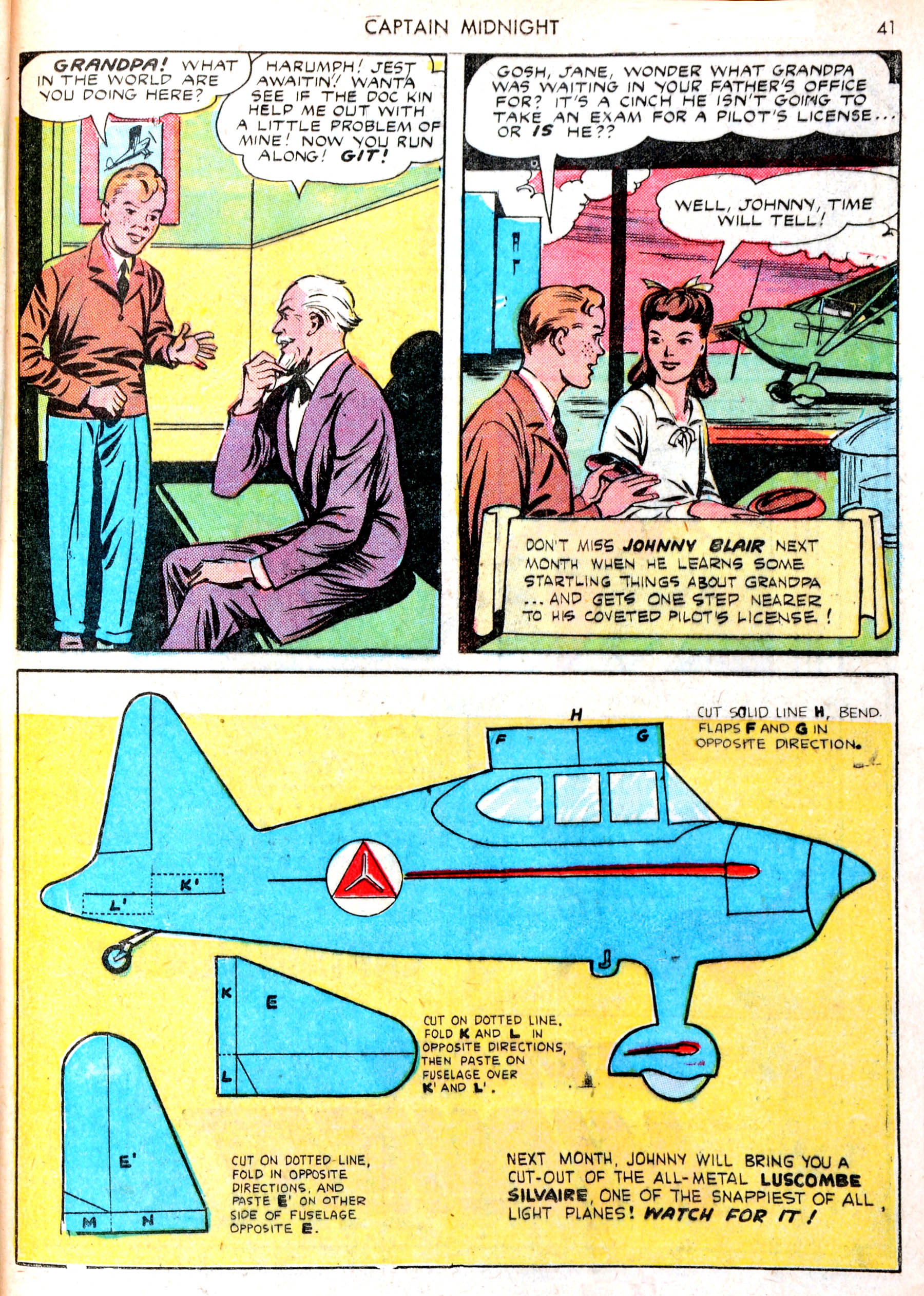 Read online Captain Midnight (1942) comic -  Issue #13 - 40