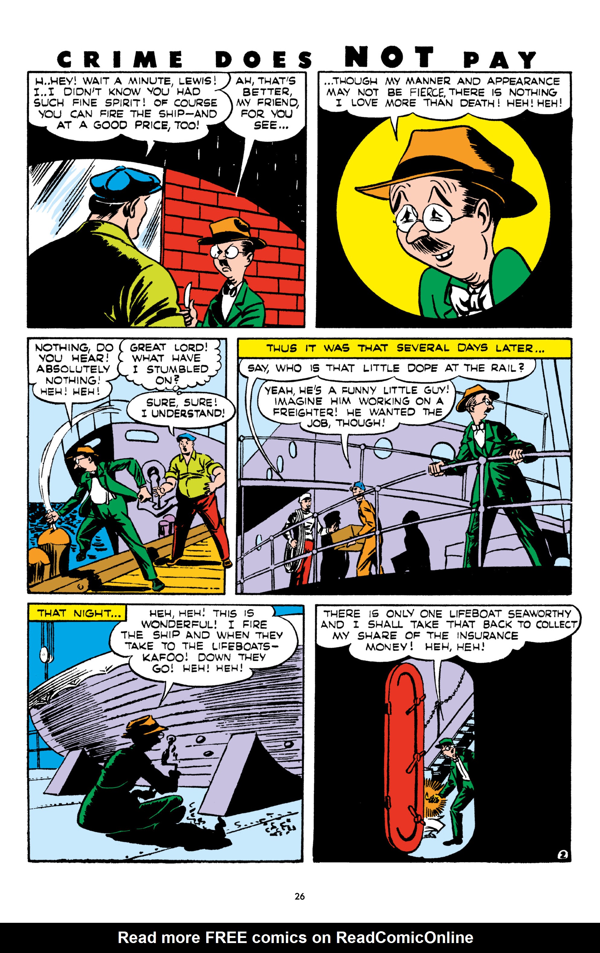 Read online Crime Does Not Pay Archives comic -  Issue # TPB 5 (Part 1) - 26