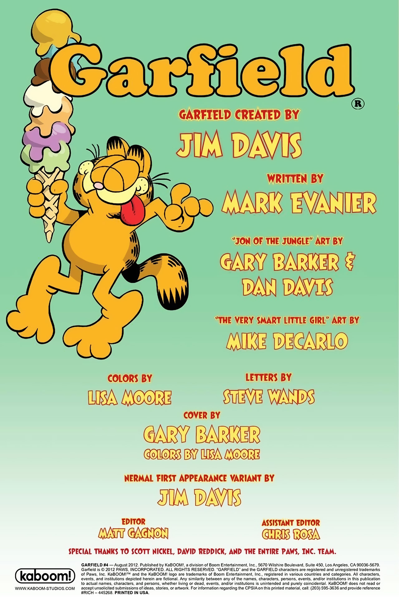 Read online Garfield comic -  Issue #4 - 2
