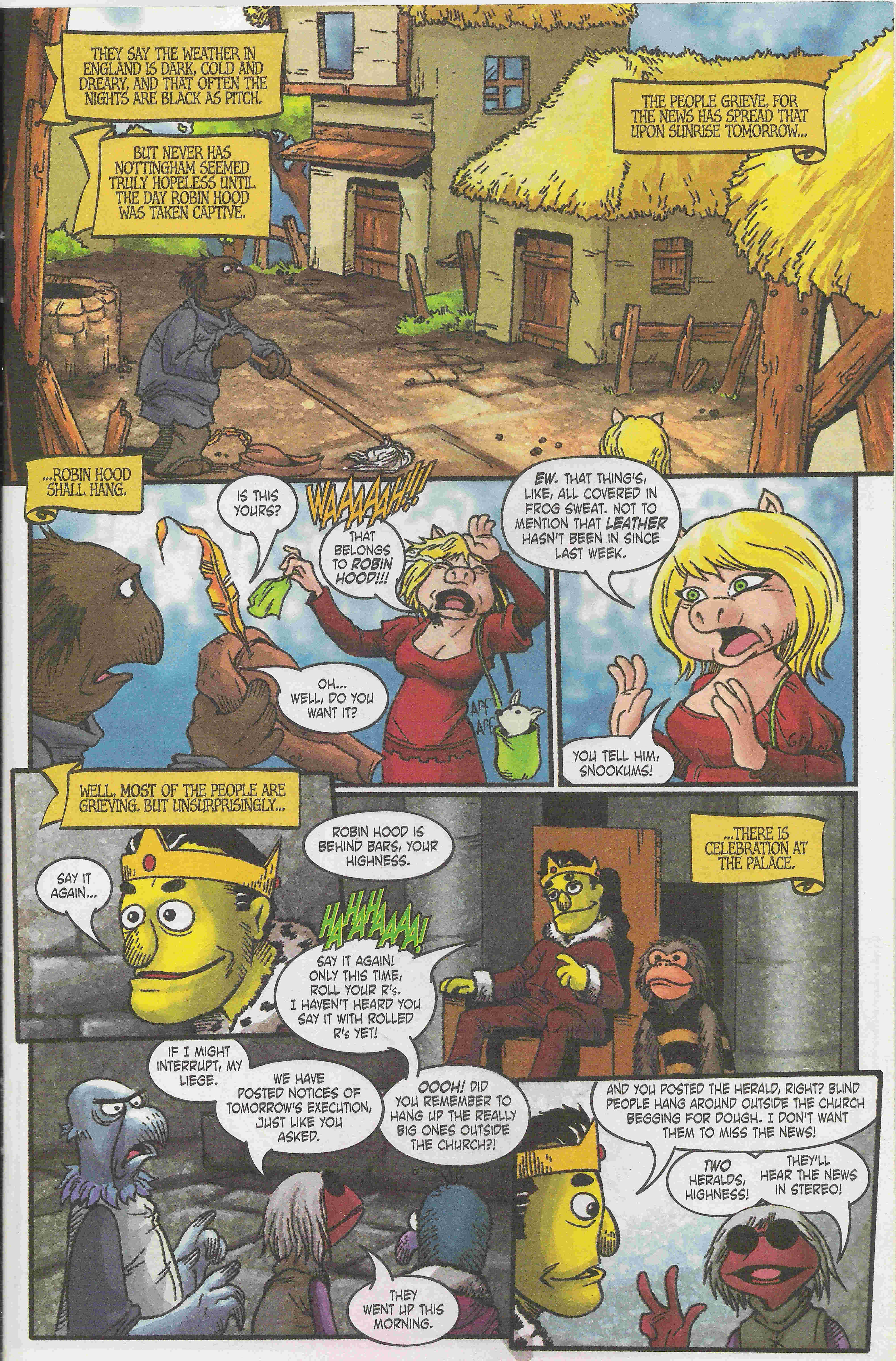 Read online Muppet Robin Hood comic -  Issue #4 - 4